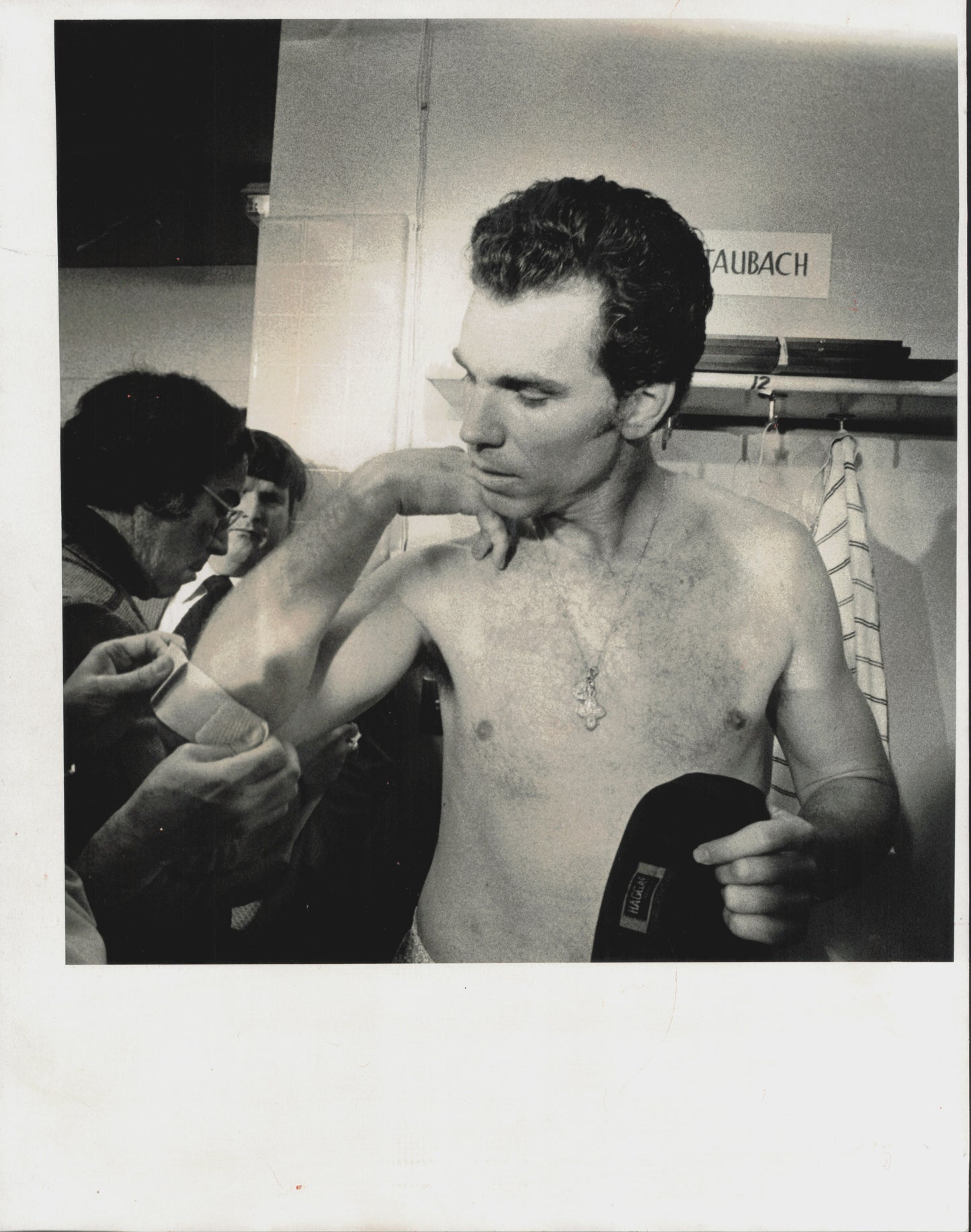 Roger Staubach in Super Bowl X (1976) (oversized) Cowboys Dallas Oversized Sports Super Bowl Texas