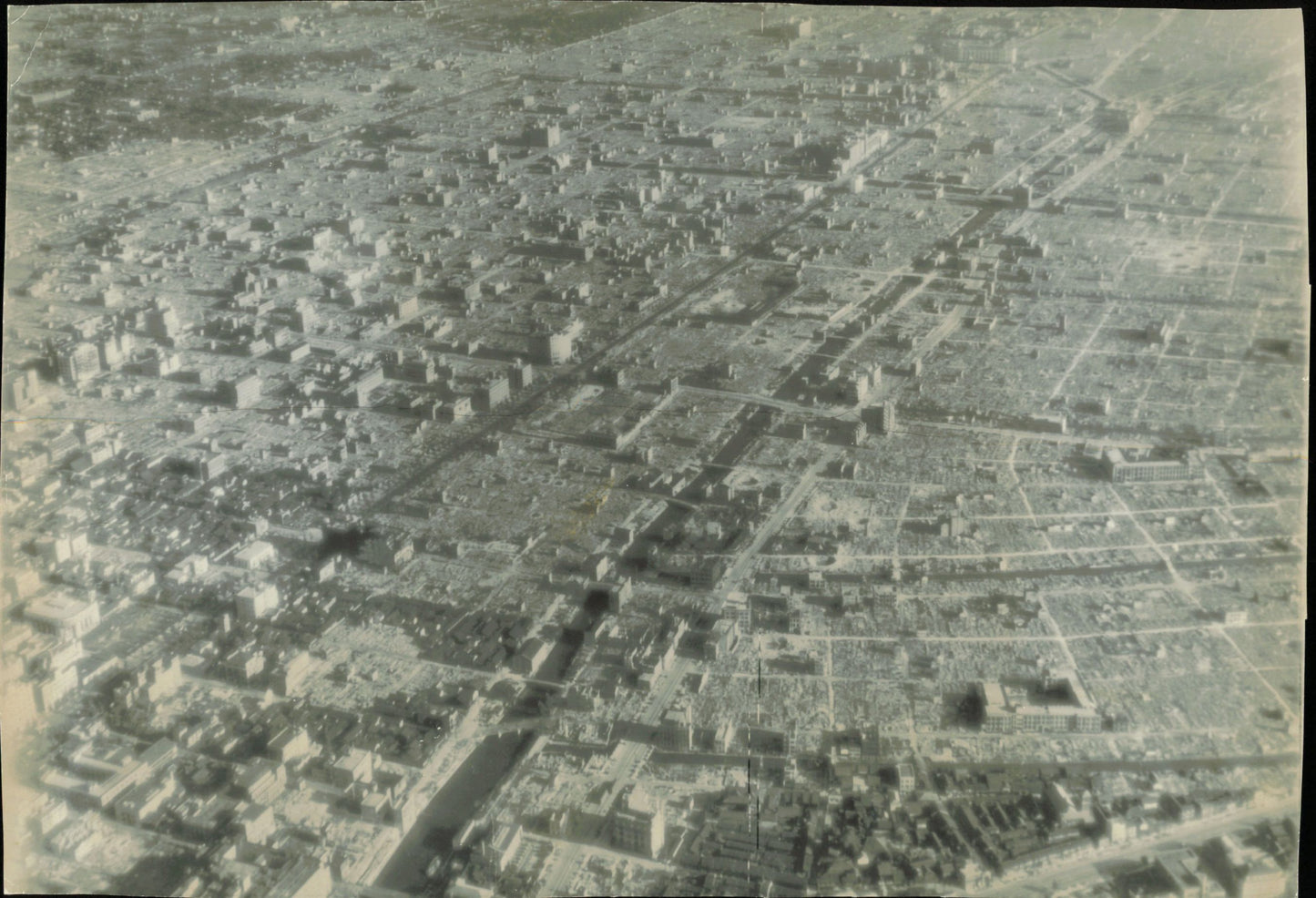 Aerial Photos of Pacific Theater WWII (1945) (11 Vintage Oversized Photos) Air Force Bomb bombing bombs Japan Military oversize Oversized WW2 WWII