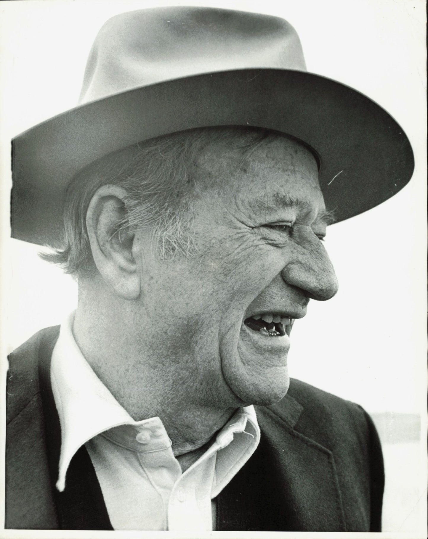 John Wayne (1978) (oversize) Boston Hollywood John Wayne oversize Photographer Stamped