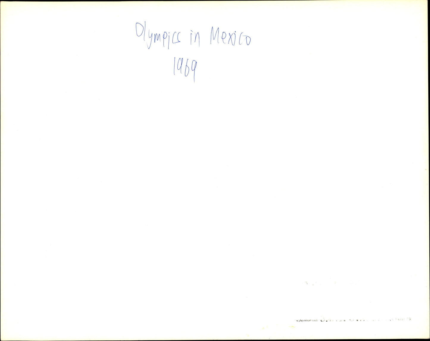 The Olympics in Mexico Film Promotional Images (1969) (18 vintage oversized images) Sports