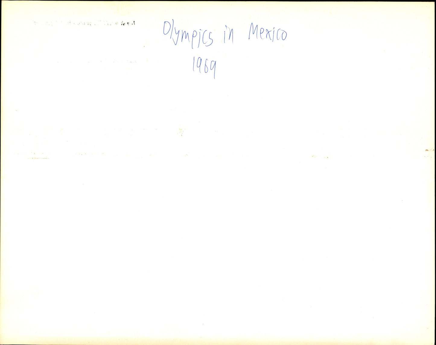 The Olympics in Mexico Film Promotional Images (1969) (18 vintage oversized images) Sports