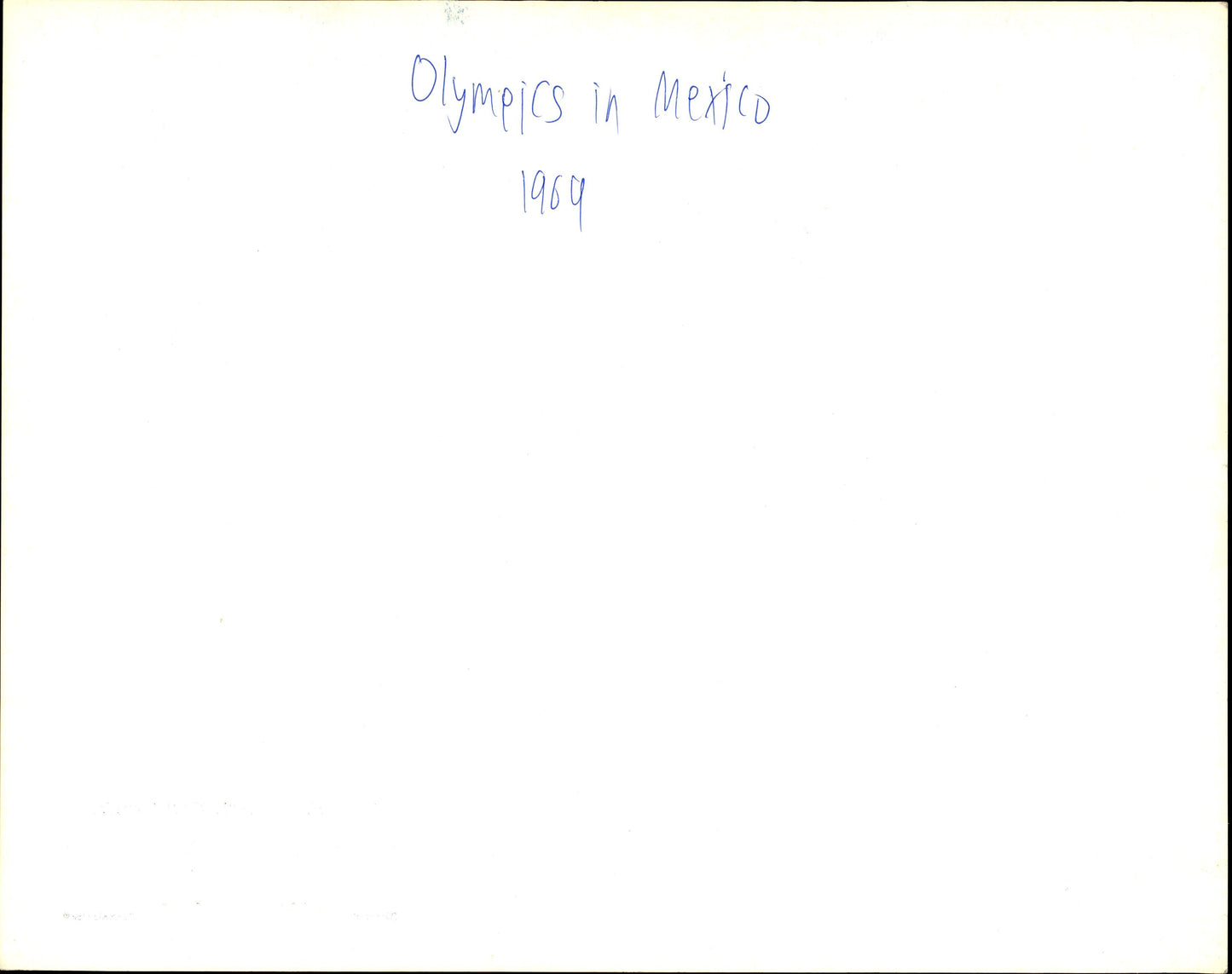 The Olympics in Mexico Film Promotional Images (1969) (18 vintage oversized images) Sports