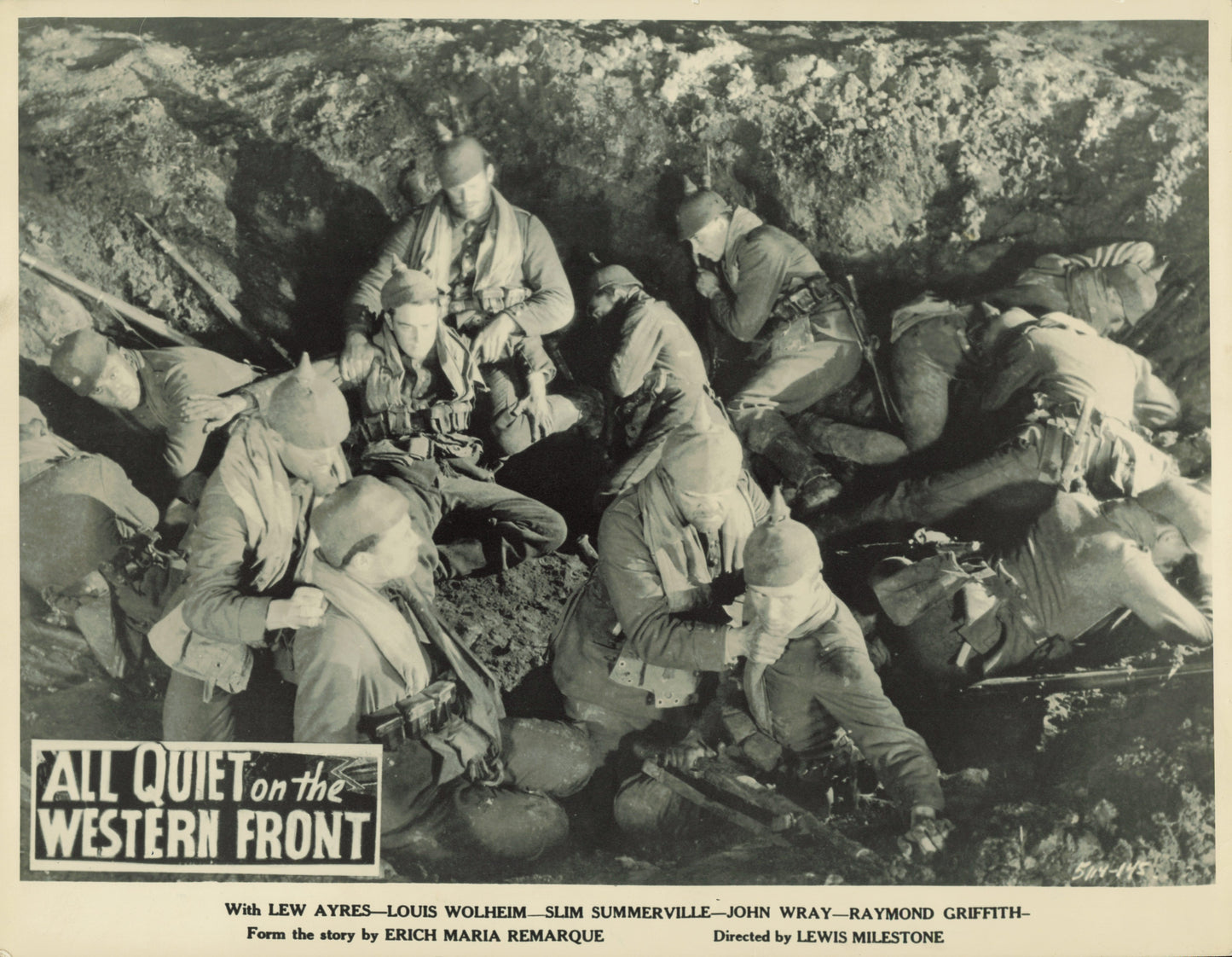 All Quiet on the Western Front (1930) Collection (7 oversized prints) Film Hollywood Military WWI