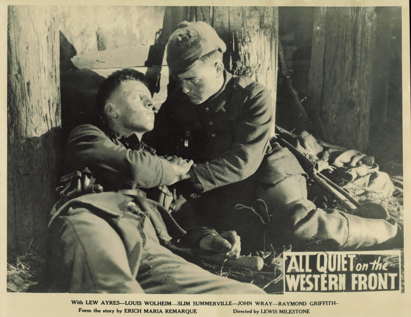 All Quiet on the Western Front (1930) Collection (7 oversized prints) Film Hollywood Military WWI