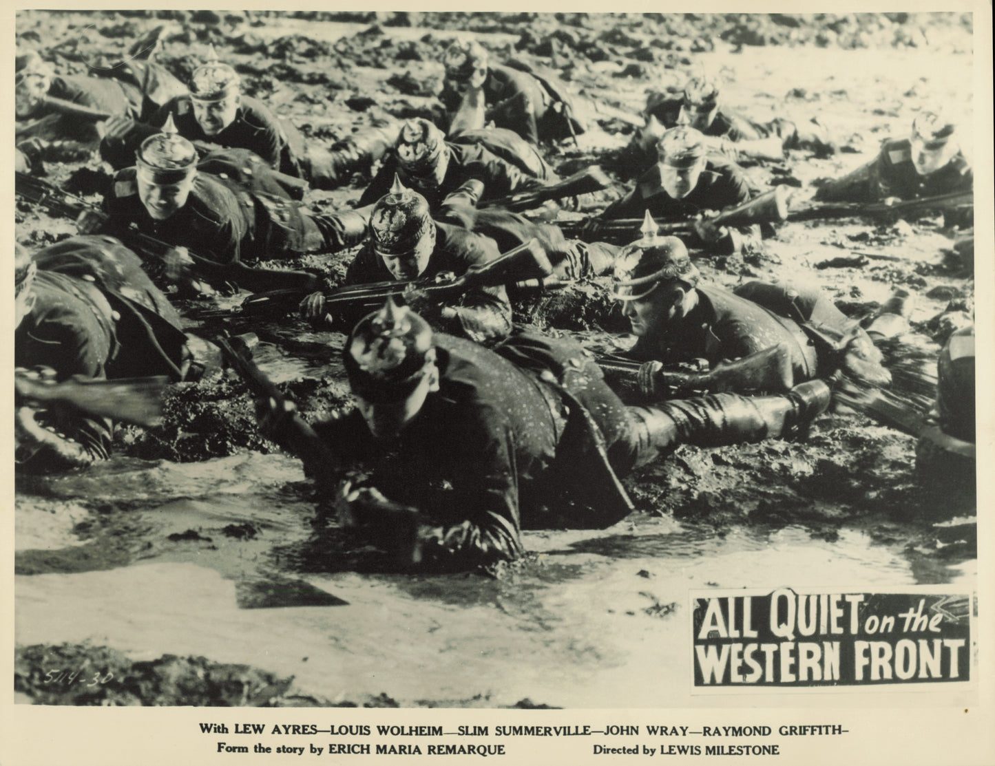 All Quiet on the Western Front (1930) Collection (7 oversized prints) Film Hollywood Military WWI