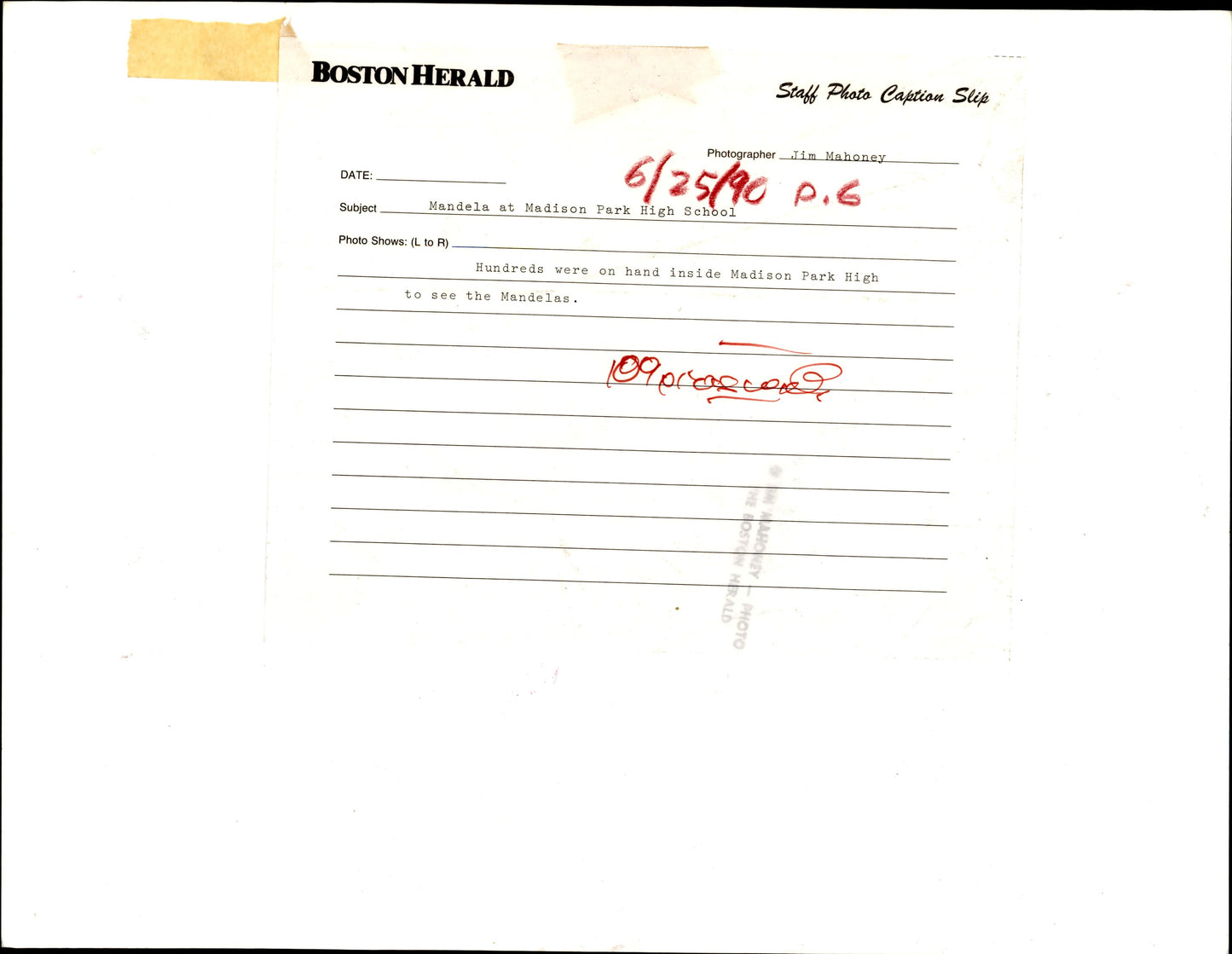 Nelson Mandella Collection (1990) (22 oversize prints)