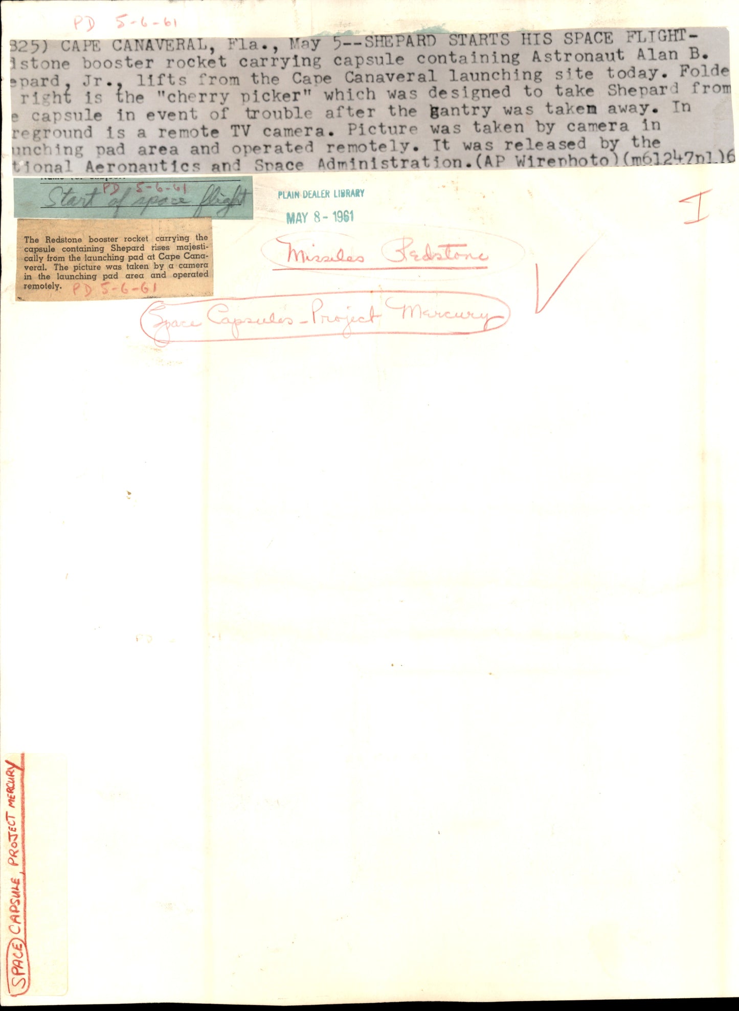 Oversize Rocket Launch Pairing (1961 & 1968)