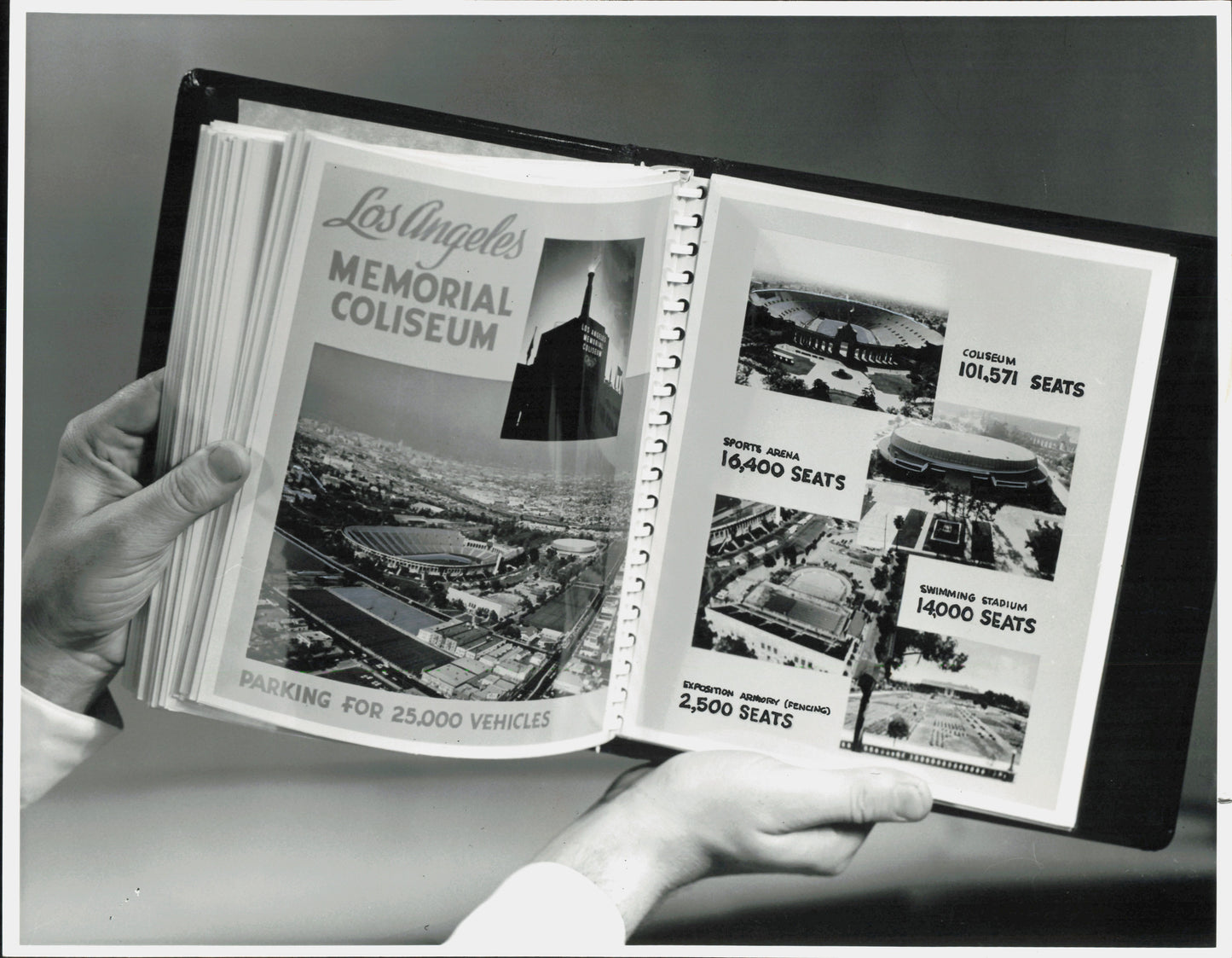 Los Angeles Olympic Bid Pairing (1963) (2 oversize prints)