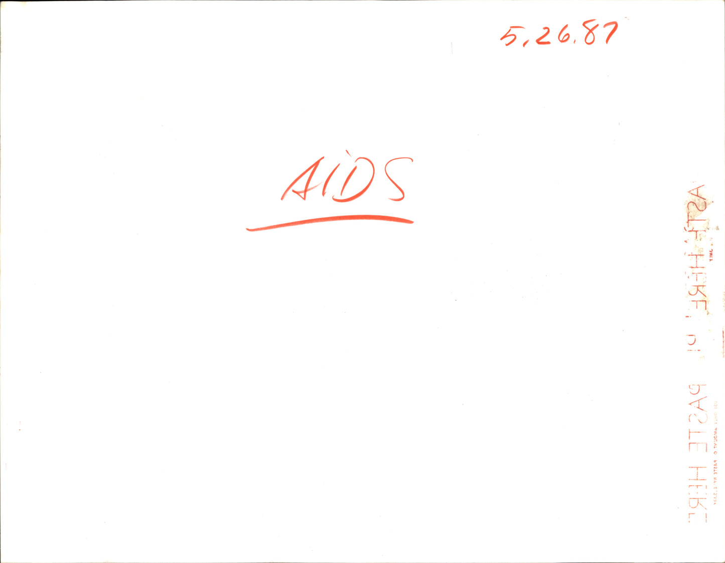 AIDS Community Reaction Collection (1987-1993) (14 oversize prints)