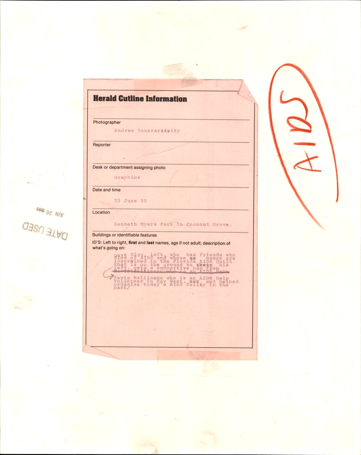 AIDS Community Reaction Collection (1987-1993) (14 oversize prints)