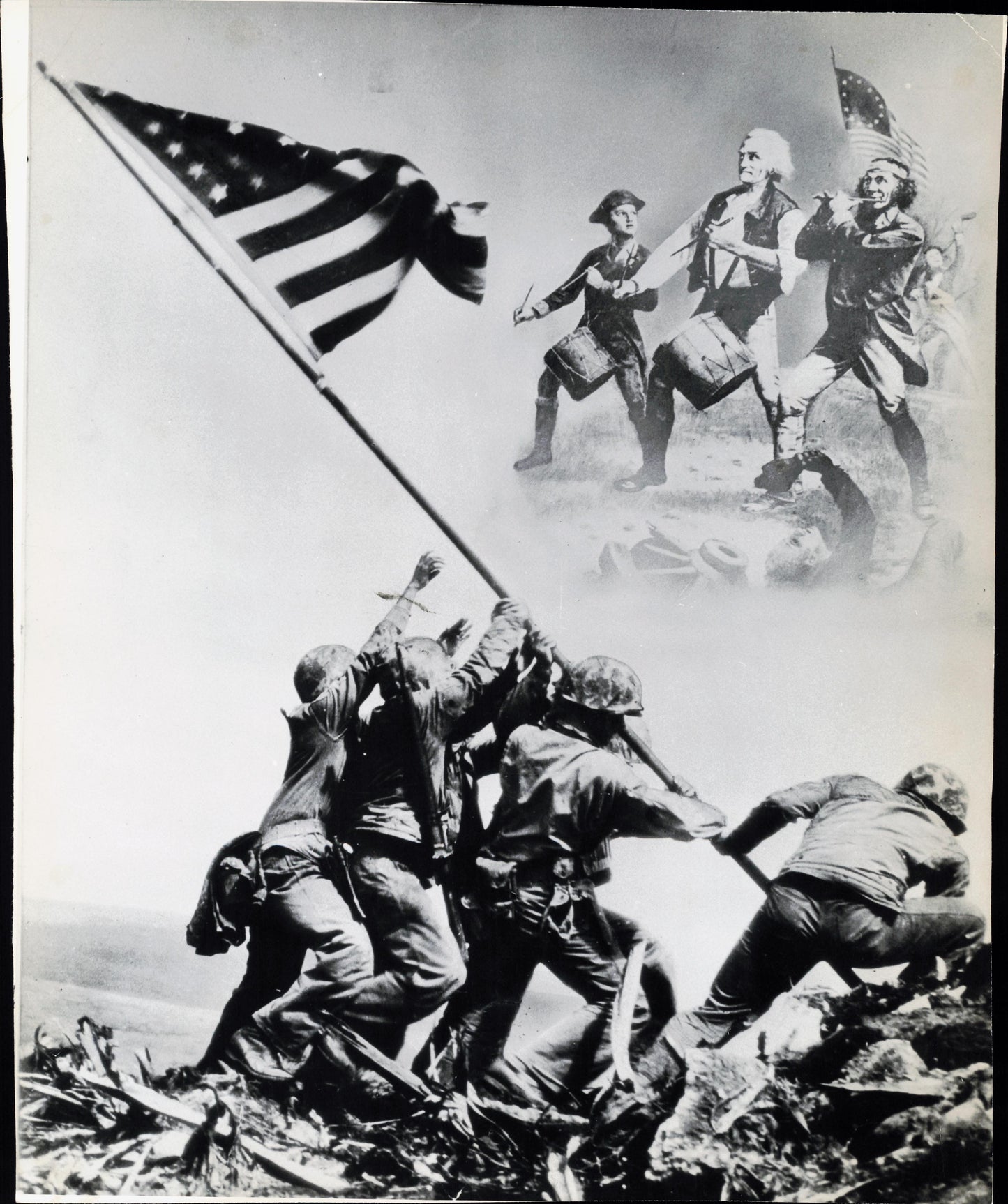 Raising the Flag on Iwo Jima Oversize Print