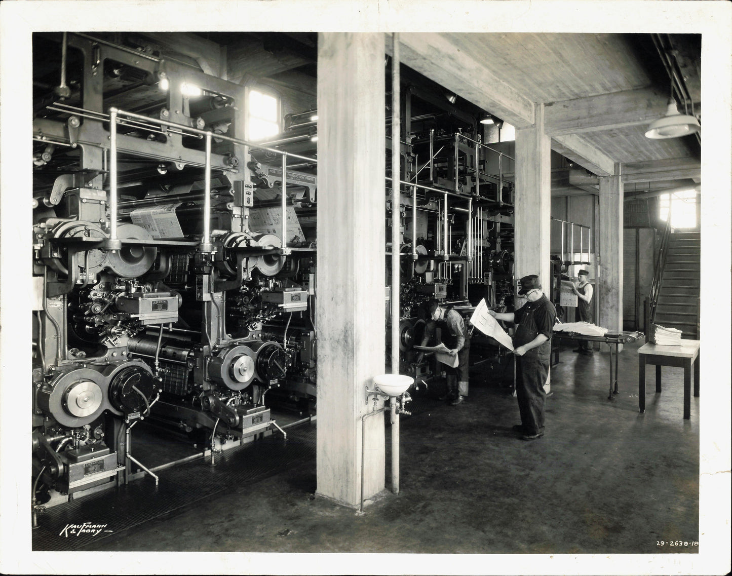 Chicago Daily Printing Plant Collection (4 vintage prints)