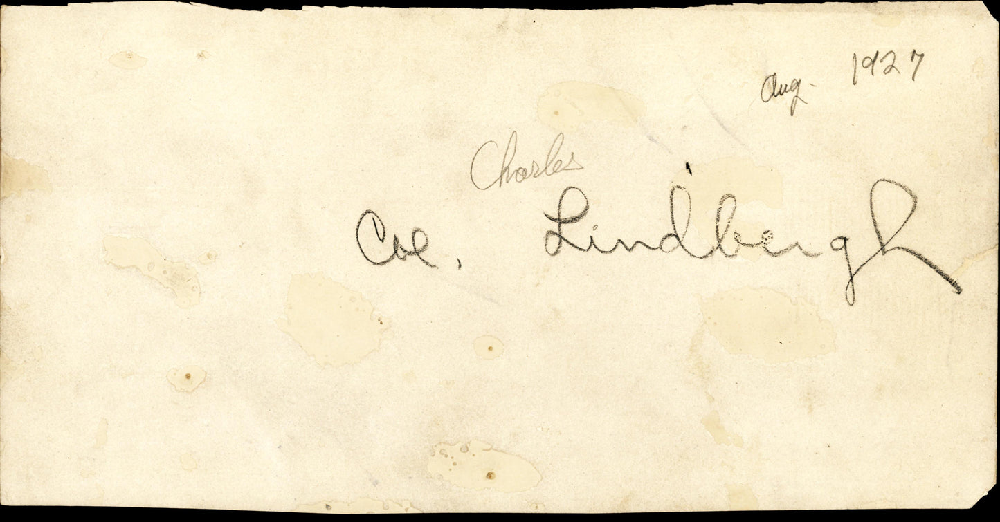 Charles Lindbergh Collection (22 vintage oversize prints)