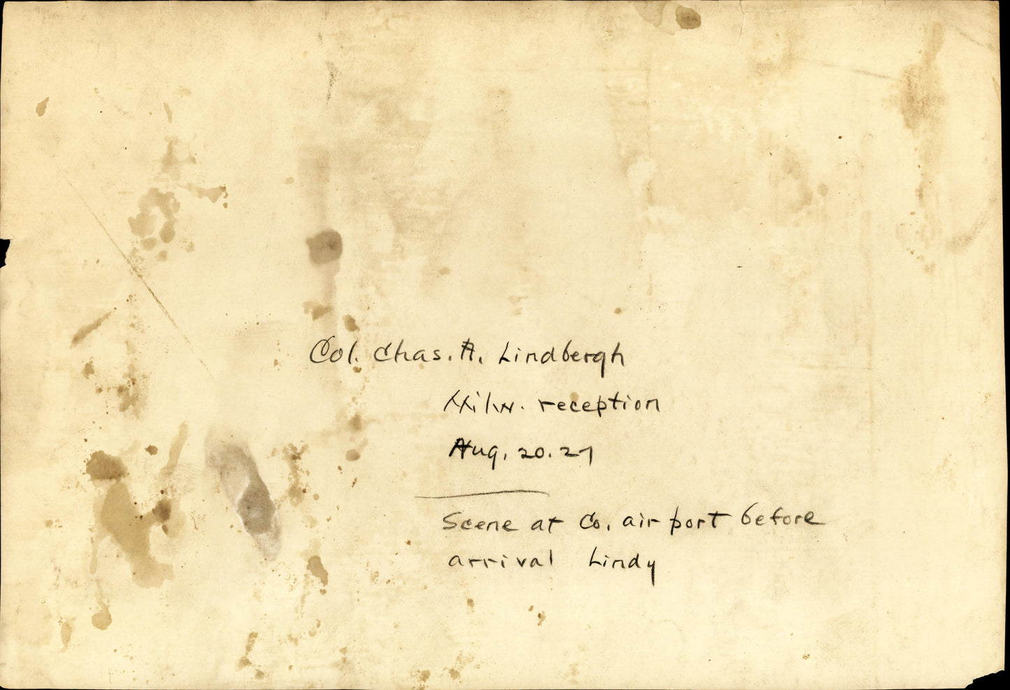 Charles Lindbergh Collection (22 vintage oversize prints)
