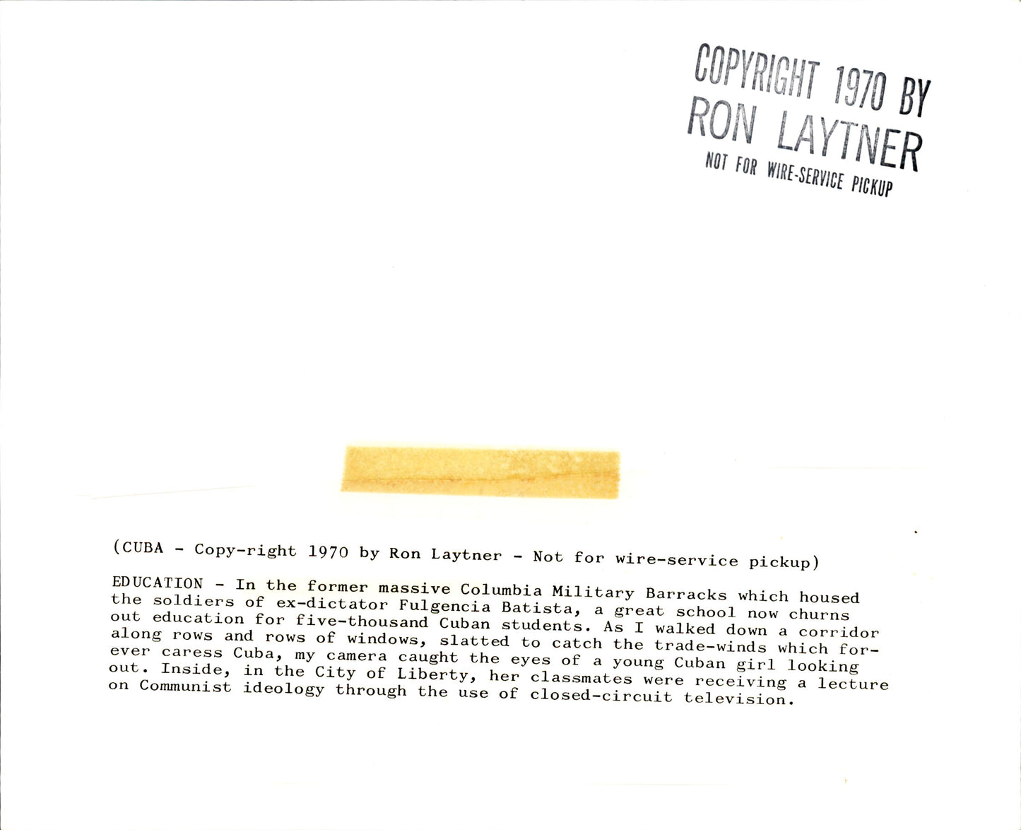 Cuban Daily Life Collection | Ron Laytner (1970) (29 vintage oversize prints)