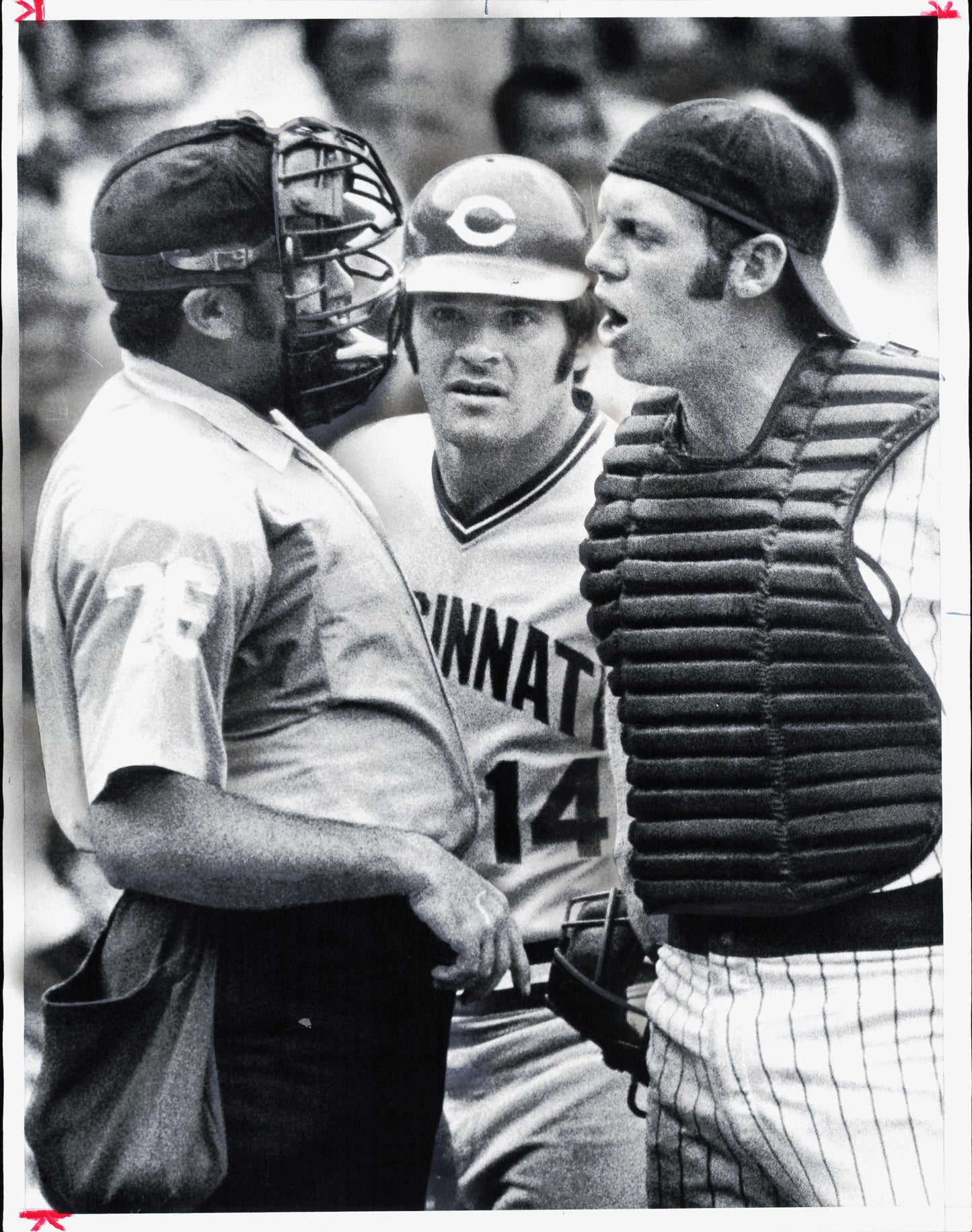 Pete Rose Pairing (1972 & 1985) (vintage oversize prints)