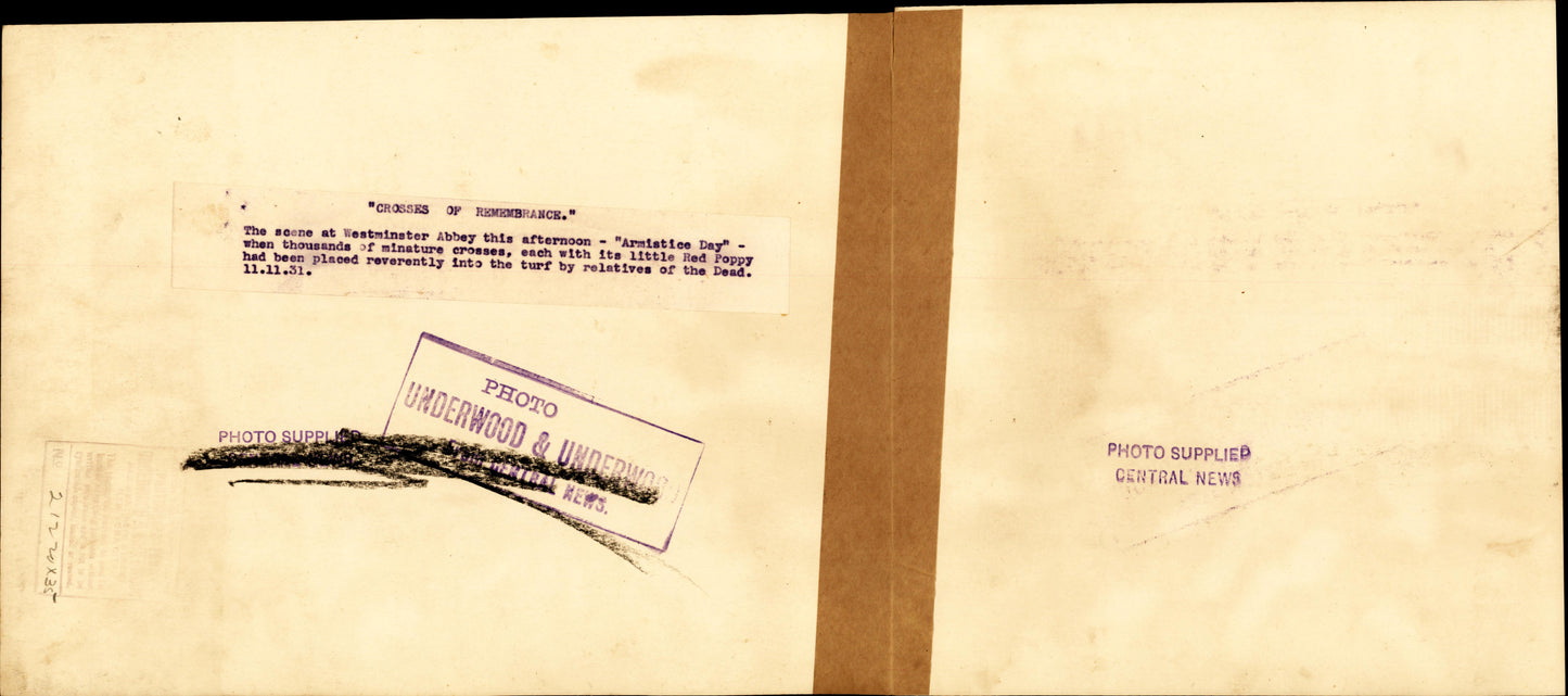 Armistice Day (1930/31) Oversize Collection (18 vintage photographs)
