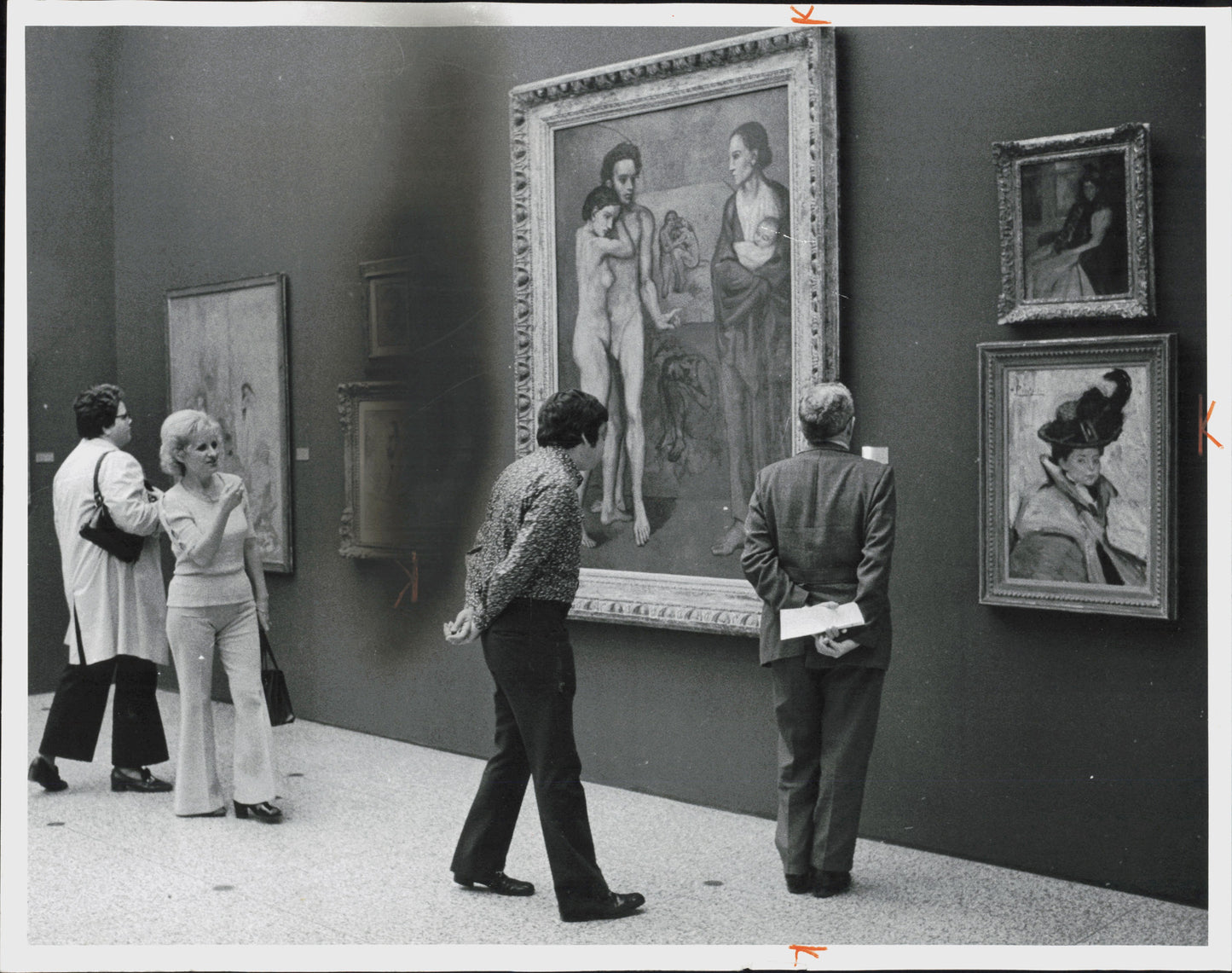 Picasso Works on view day after Death | William A. Ashbolt (1973)