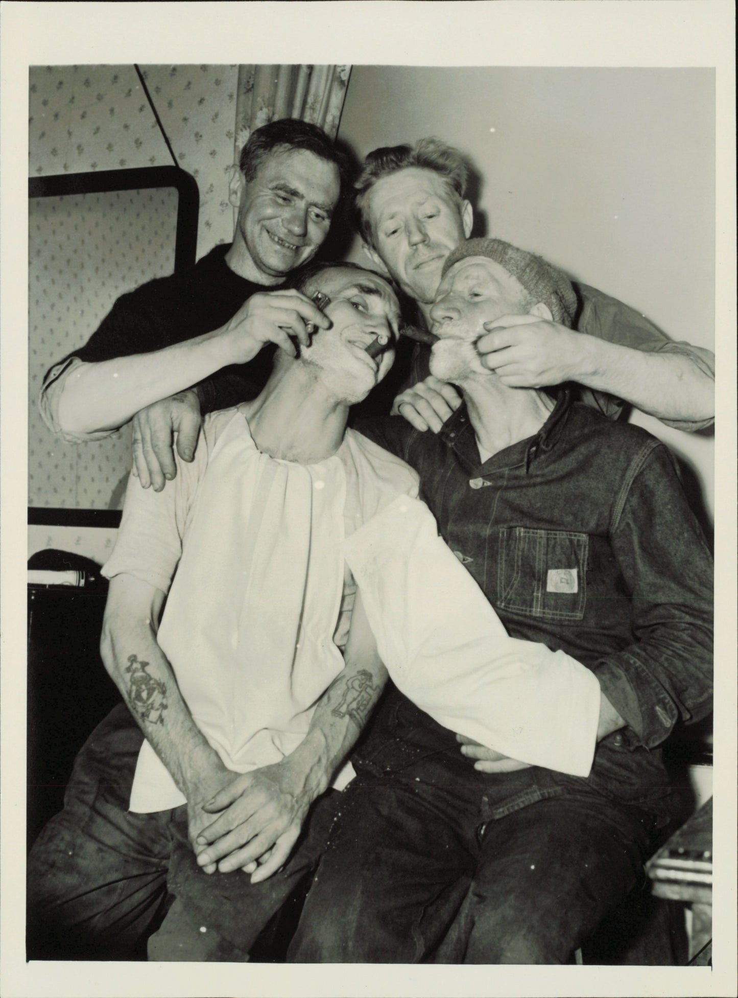 Armed Forces Tattoo Photos (1934 - 1952) (6 Vintage Photos) Air Force Army Aviation Military Navy Tattoo