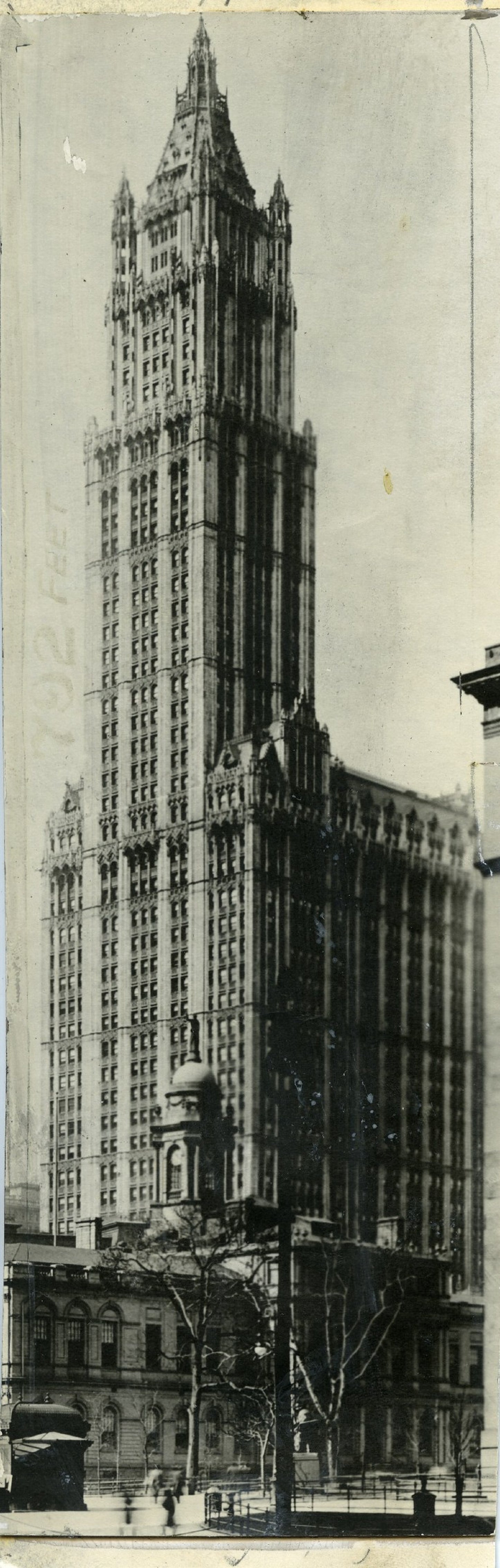 Woolworth Building collection (c. 1928) (2 vintage prints) Architecture Municipal Building New York New York City NYC Woolworth Building