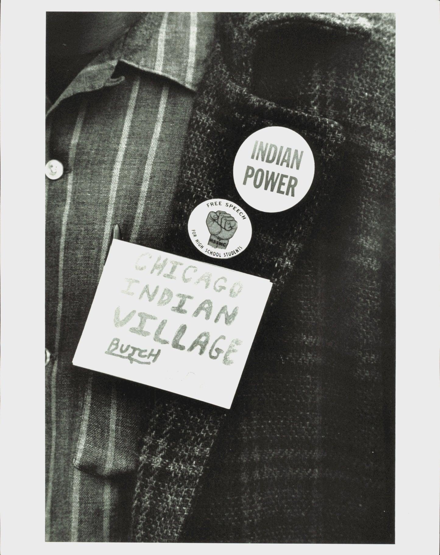 M Leon Lopez Civil Rights Imagery (1960's/70's) (2 prints) Chicago Civil Rights Photographer Stamped