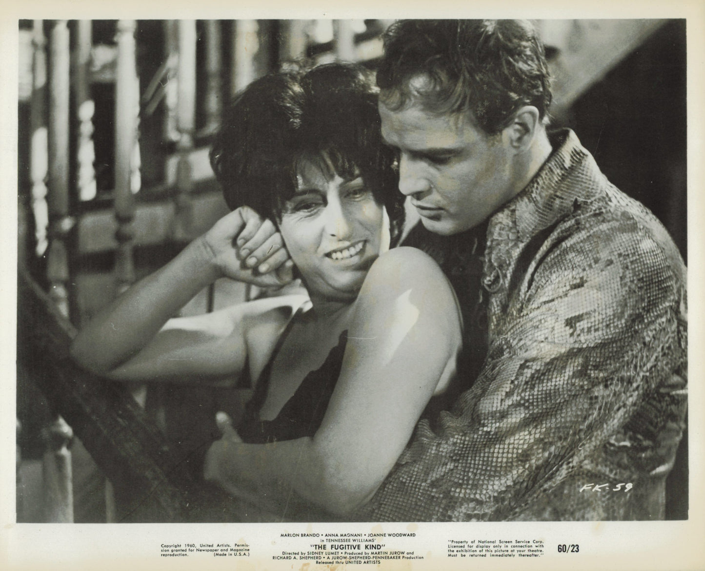 The Fugitive Kind (1960) Collection feat. Marlon Brando (7 vintage prints) Film Hollywood nada-hidden