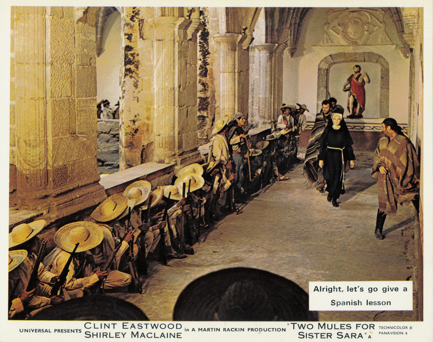 Two Mules for Sister Sarah (1970) collection feat. Clint Eastwood (4 vintage prints) Film Hollywood Western