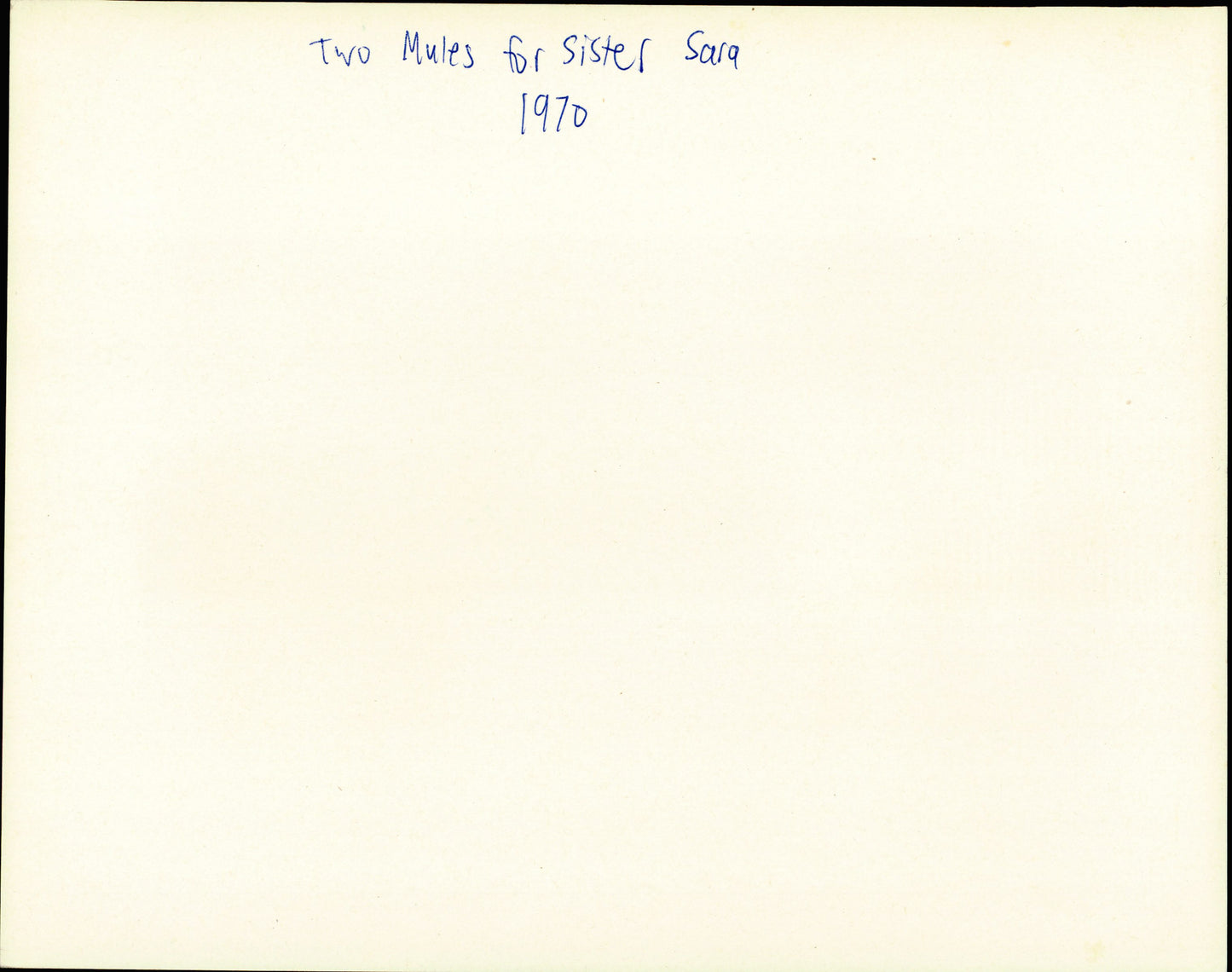 Two Mules for Sister Sarah (1970) collection feat. Clint Eastwood (4 vintage prints) Film Hollywood Western