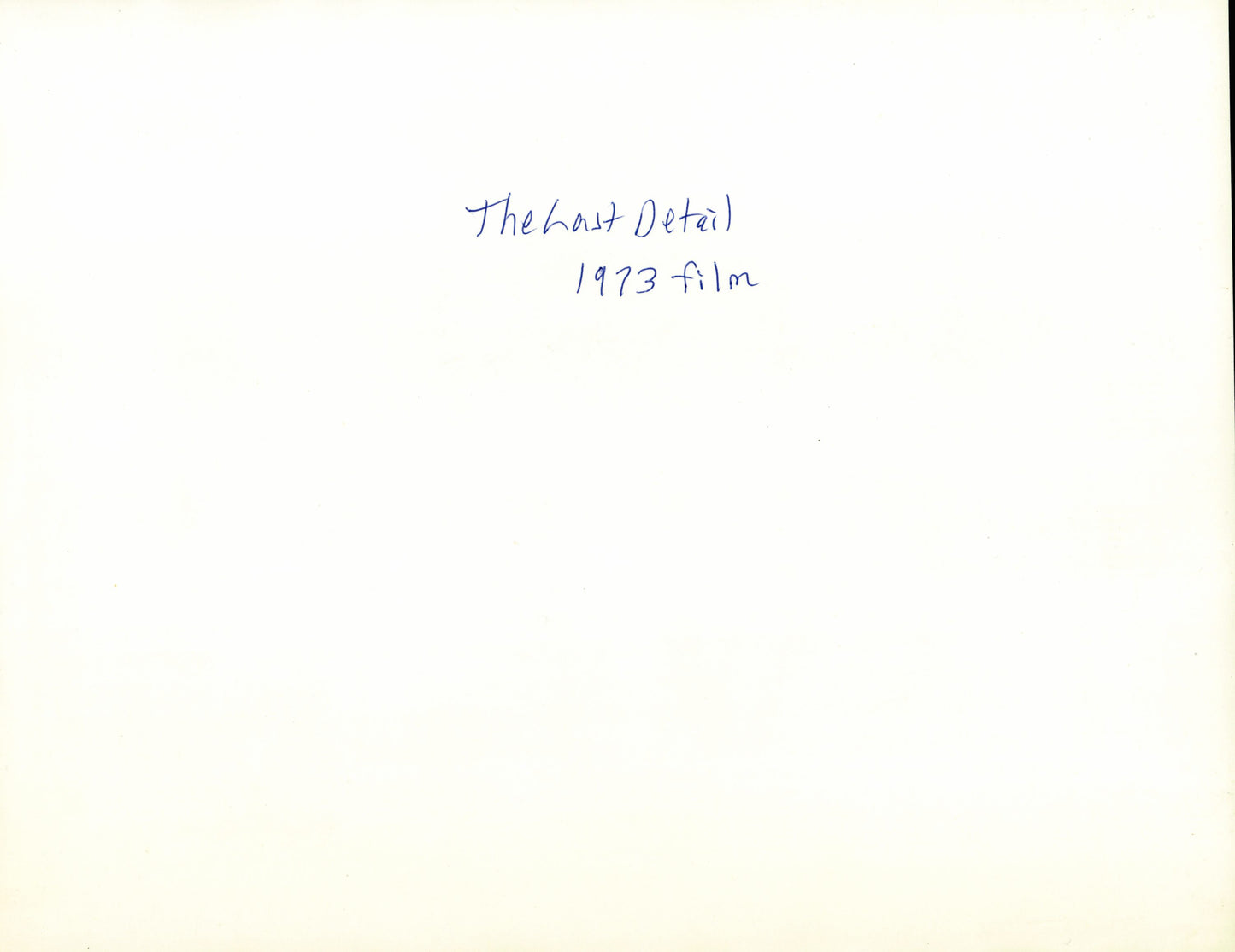 The Last Detail (1973) Collection feat. Jack Nicholson (5 vintage prints) Film Hollywood