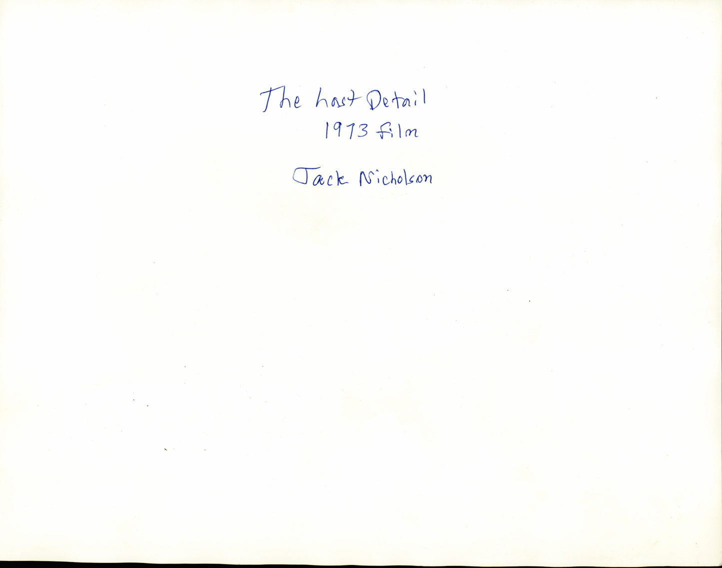 The Last Detail (1973) Collection feat. Jack Nicholson (5 vintage prints) Film Hollywood