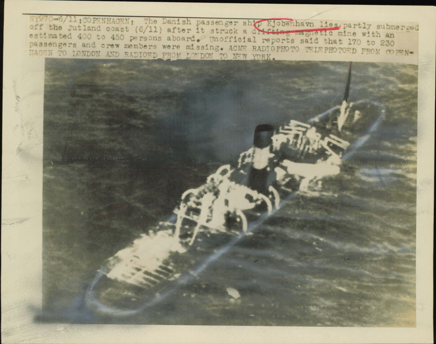 Naval Accident and Disaster Collection (mid-20th century) (39 vintage prints) Accidents Navy Sailing
