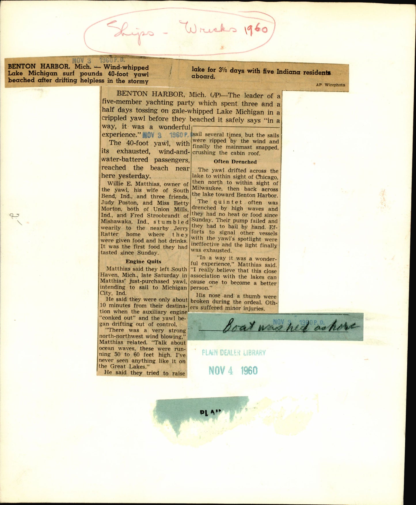 Naval Accident and Disaster Collection (mid-20th century) (39 vintage prints) Accidents Navy Sailing