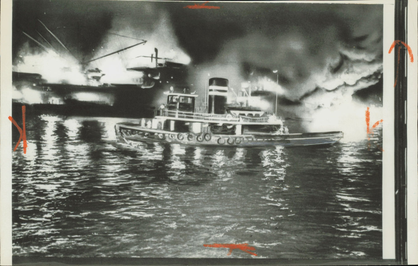 Naval Accident and Disaster Collection (mid-20th century) (39 vintage prints) Accidents Navy Sailing