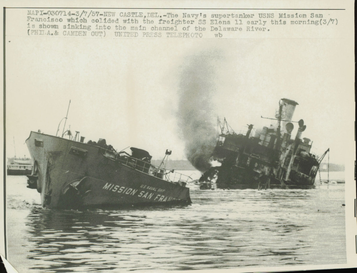 Naval Accident and Disaster Collection (mid-20th century) (39 vintage prints) Accidents Navy Sailing