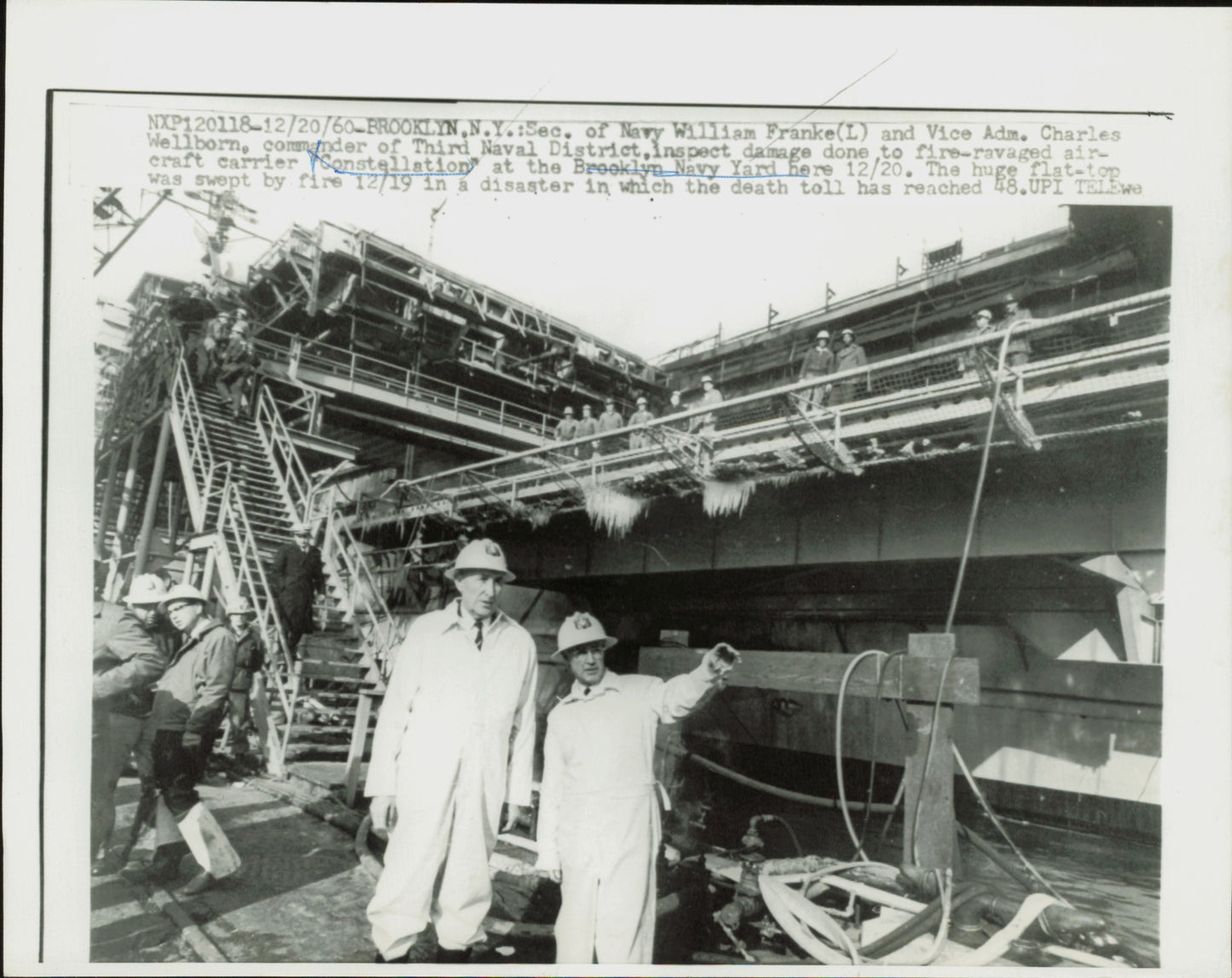 Naval Accident and Disaster Collection (mid-20th century) (39 vintage prints) Accidents Navy Sailing