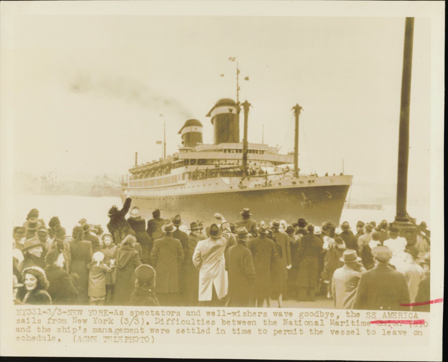 Passenger Ship Collection (mid-20th century) (9 vintage prints) Naval travel