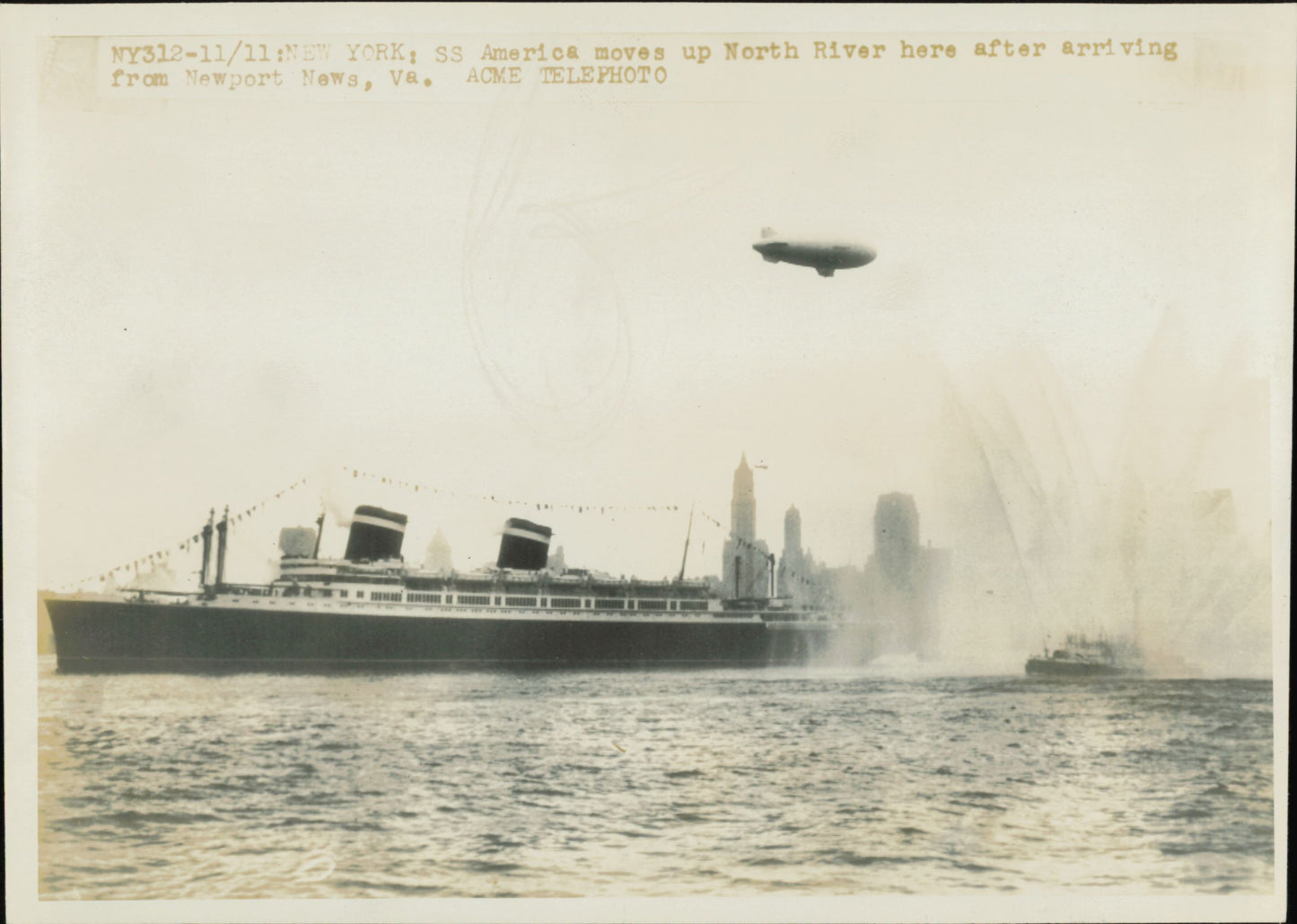 Passenger Ship Collection (mid-20th century) (9 vintage prints) Naval travel