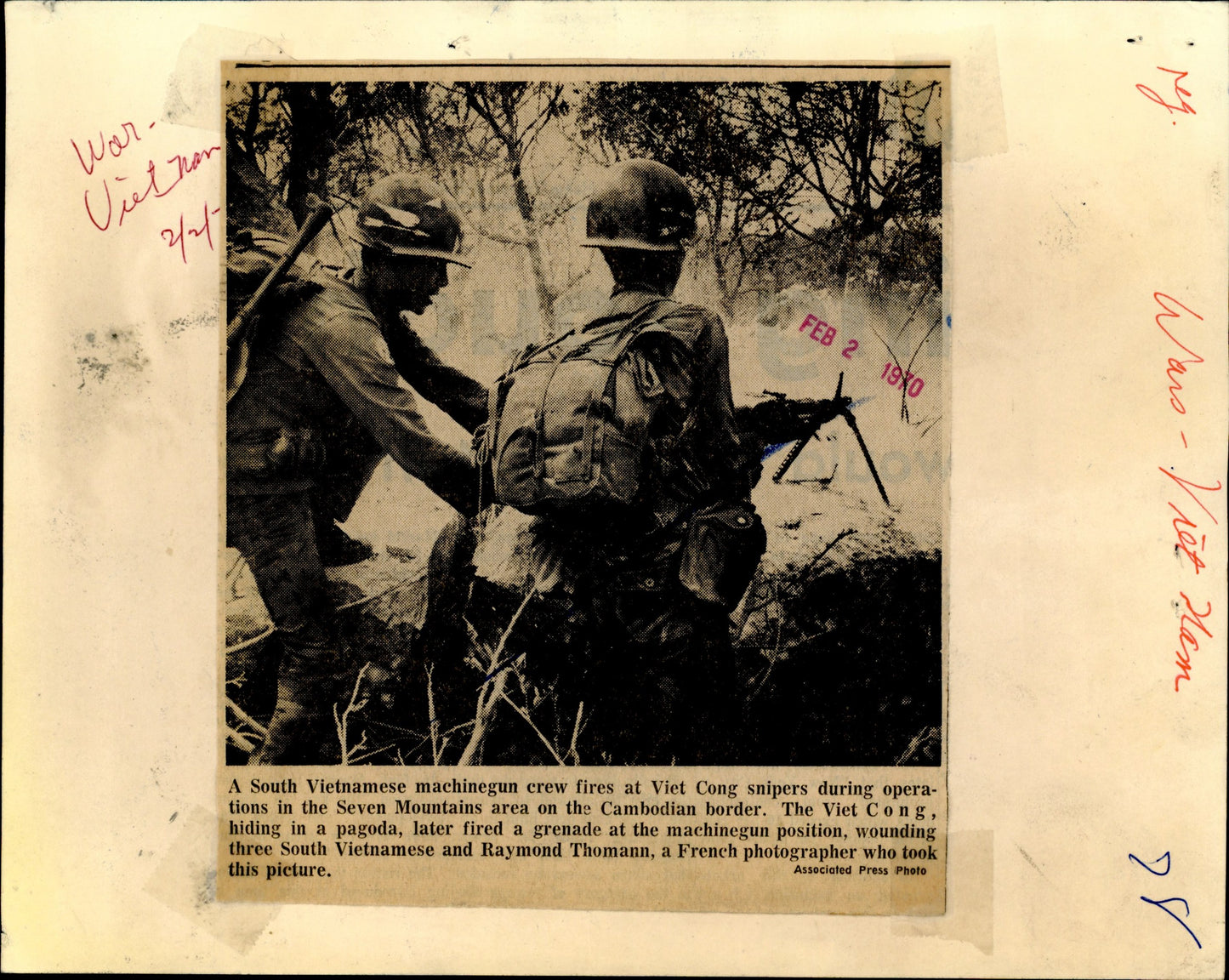 Vietnam War Collection (70 vintage prints) Military Vietnam