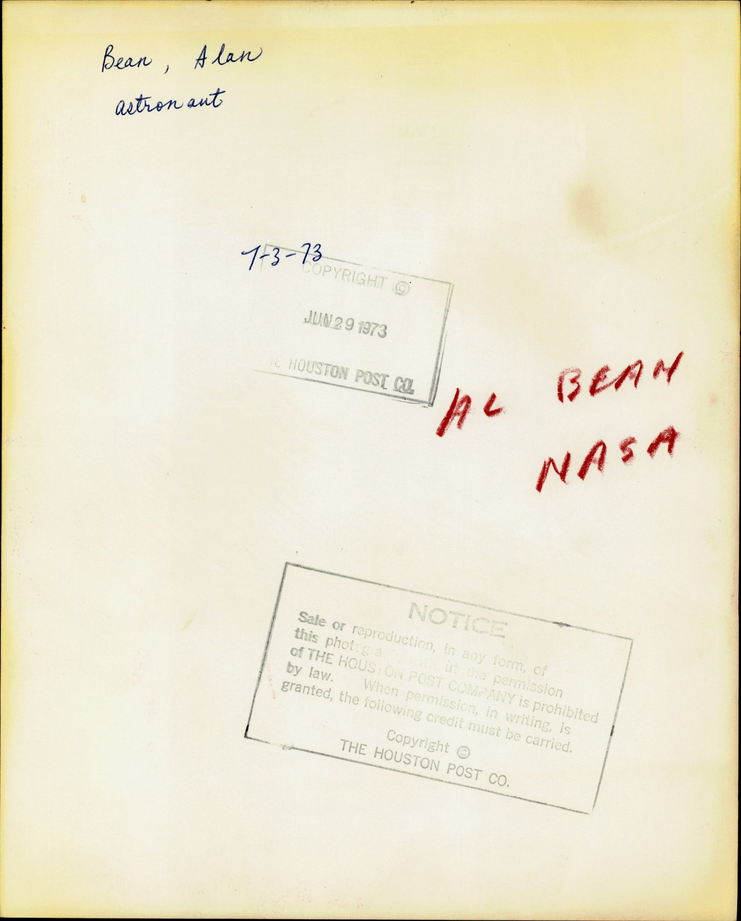 Alan Bean Collection (29 vintage prints) NASA Science Space
