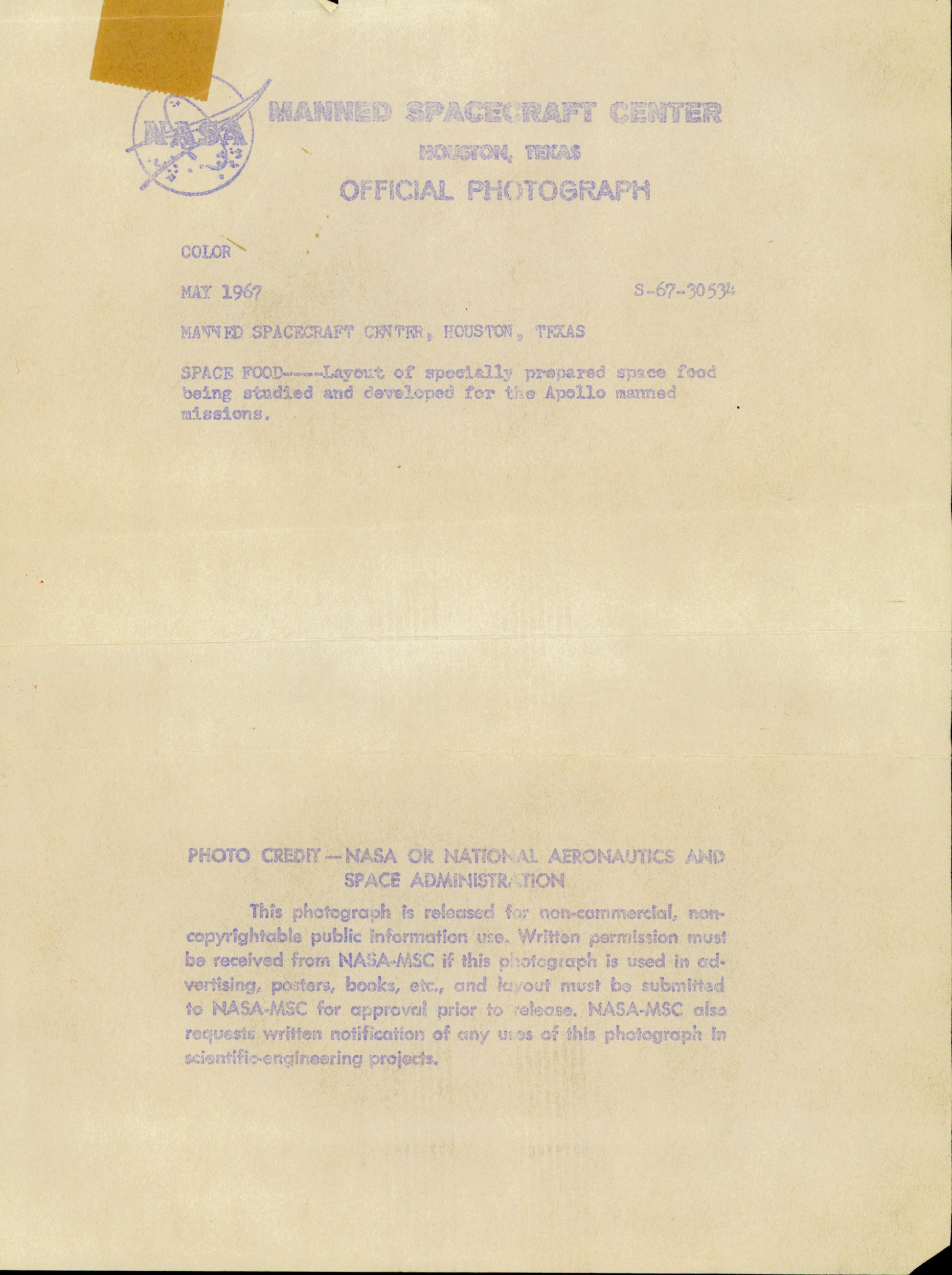 NASA Apollo Transparency Collection (4 vintage transparencies) Food NASA Science Space