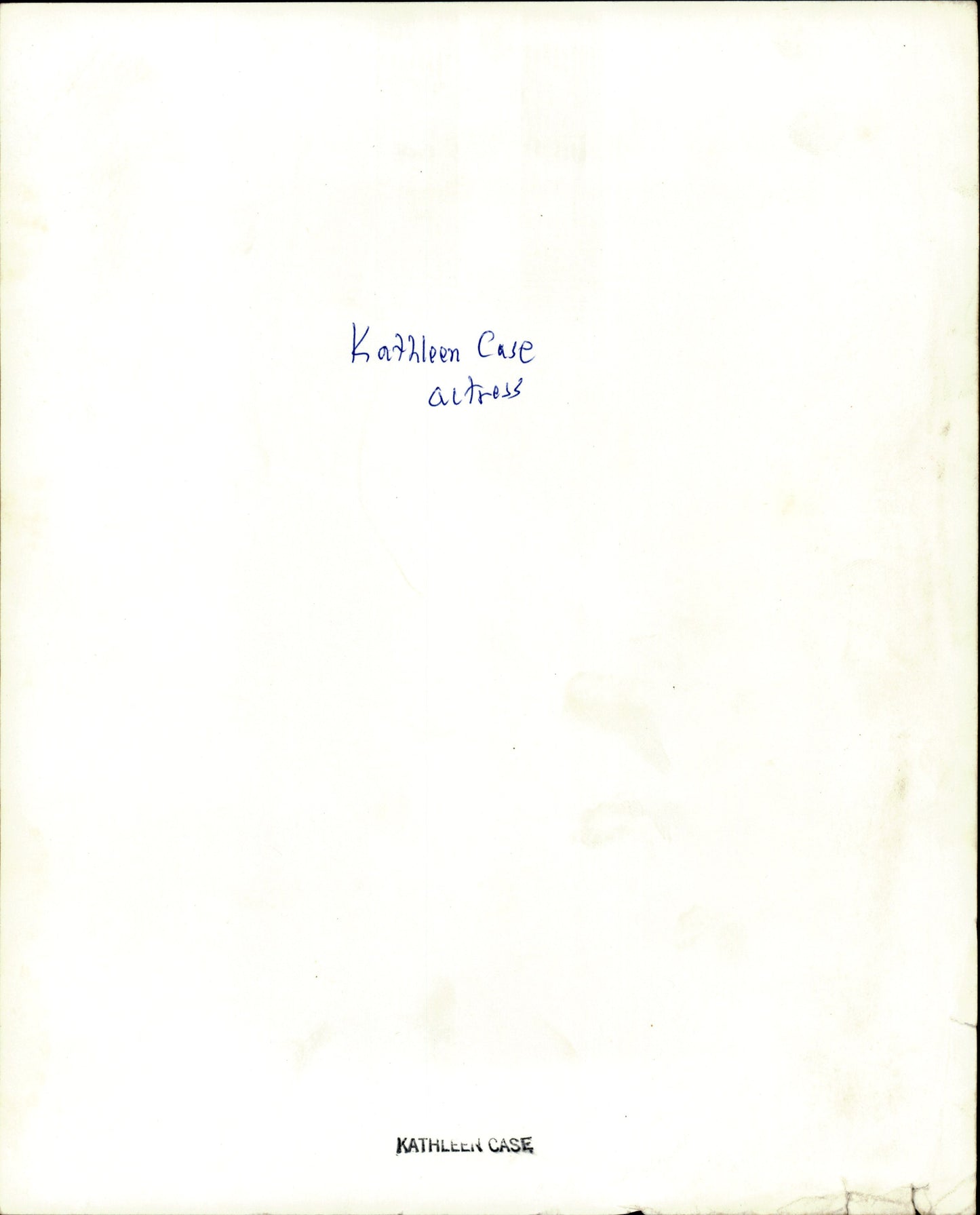 Kathleen Case Collection (4 vintage prints) Hollywood Model