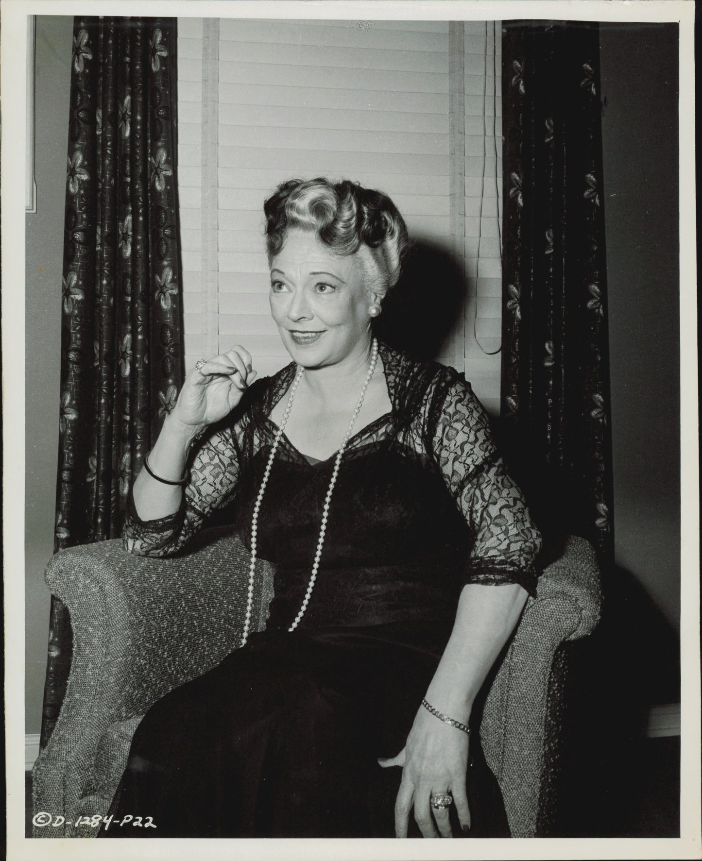 Marjorie Rambeau Prints (1953) (2 vintage prints) Film Hollywood