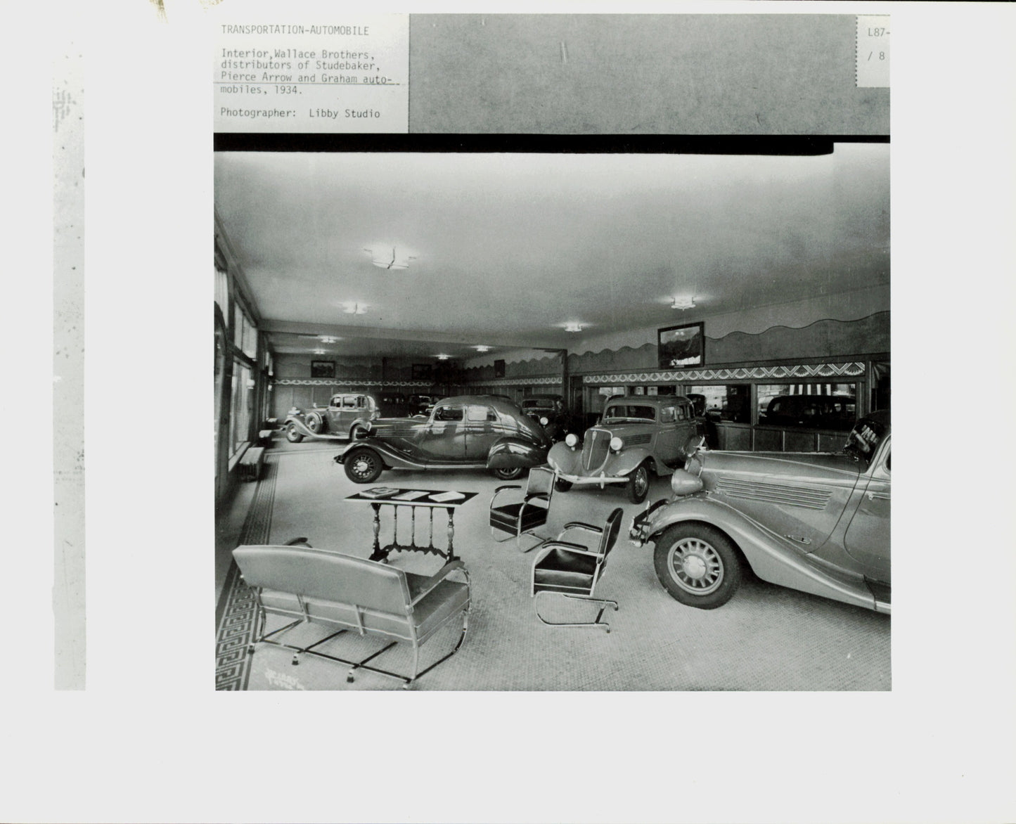 Libby Studio Period Reprints (4 prints) barber Car