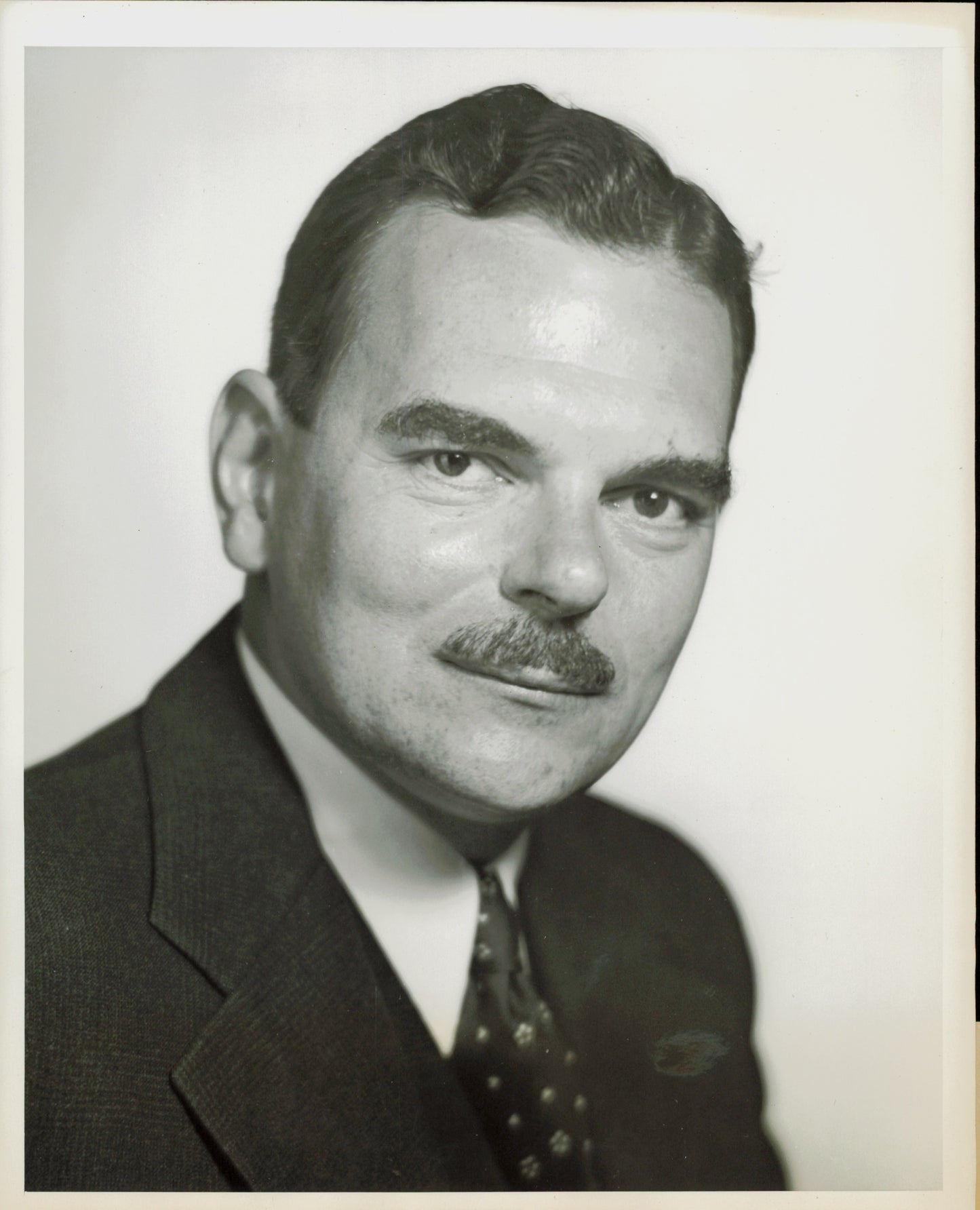 Thomas E. Dewey Portraits (2 vintage prints) Politics
