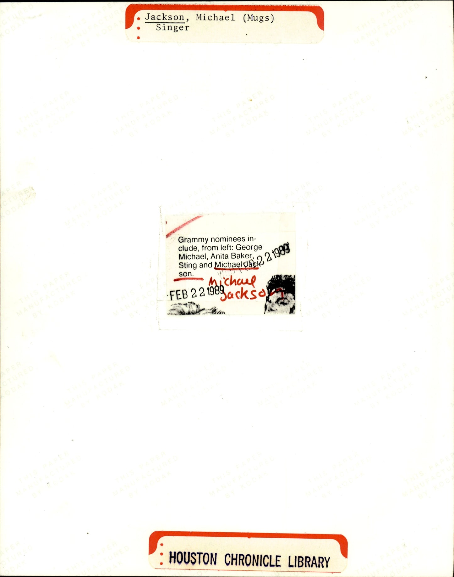 Michael Jackson Collection (1981-1989) (9 vintage prints) Fashion Music