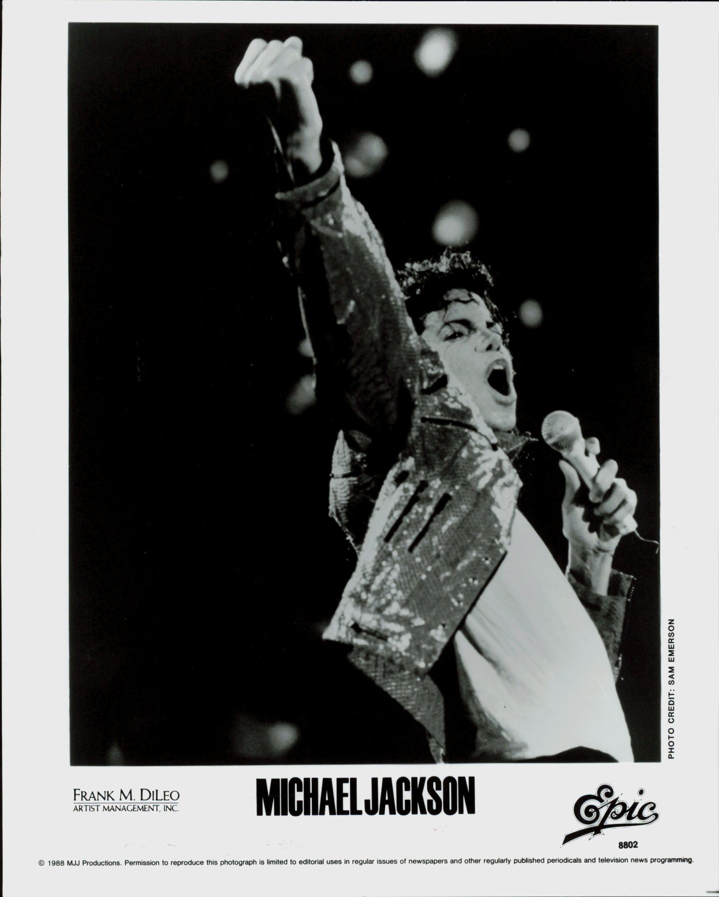 Michael Jackson Collection (1981-1989) (9 vintage prints) Fashion Music
