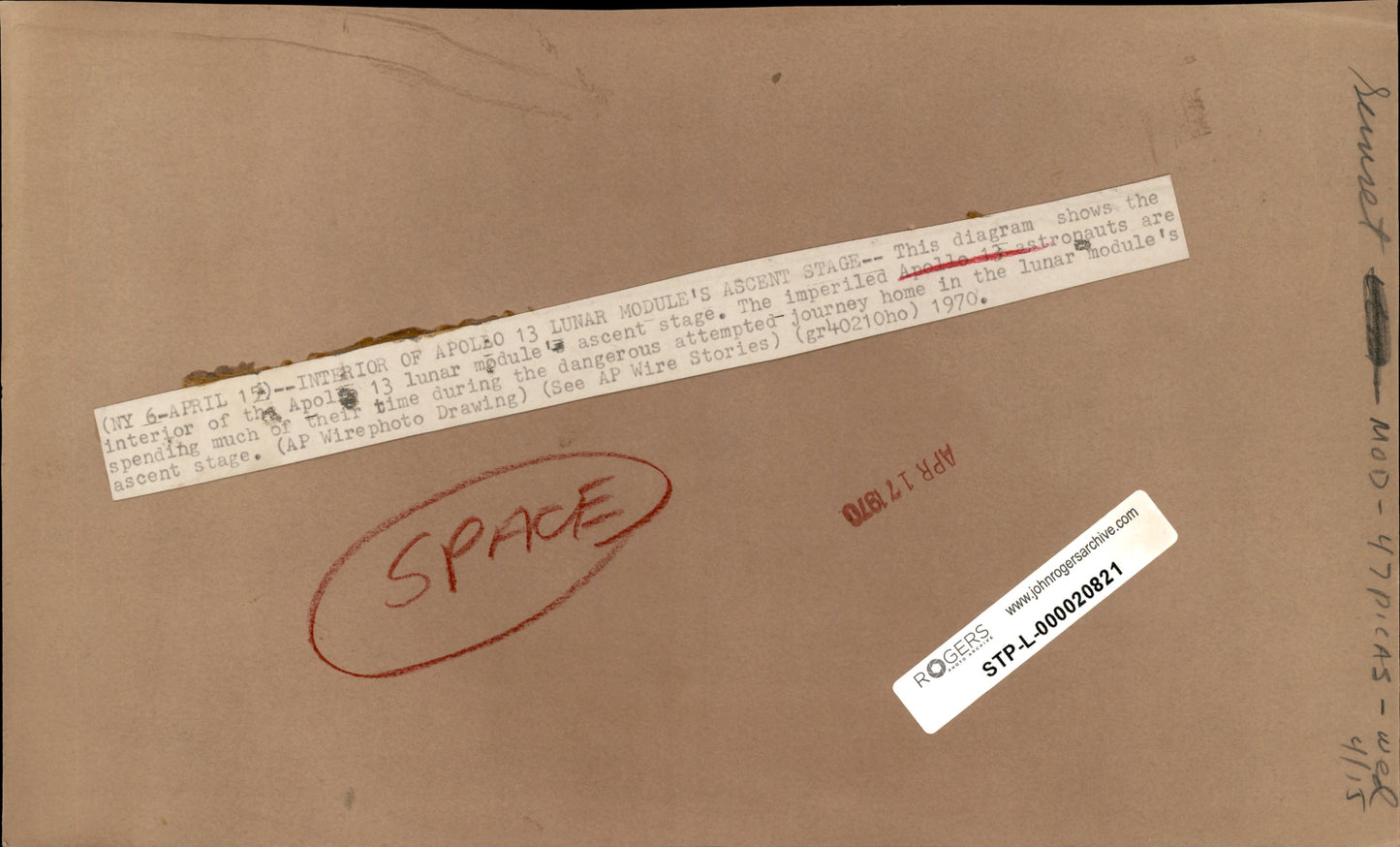 Apollo 13 Collection (48 vintage prints)