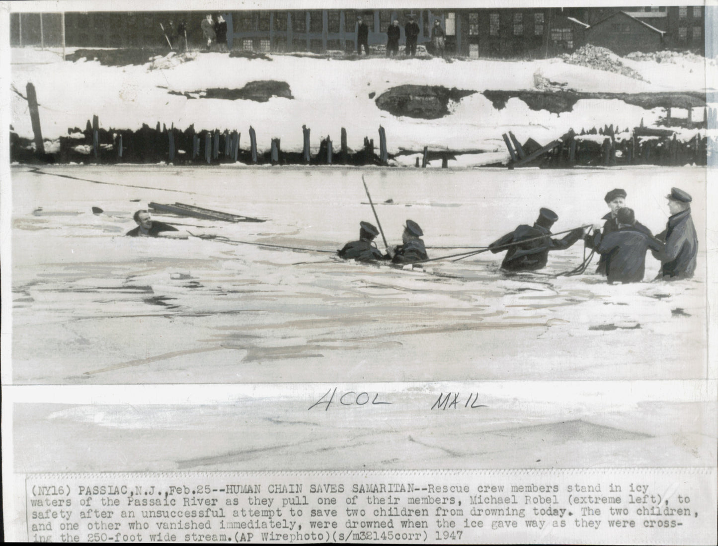 Drowning News Photo Collection (1947-1977) (3 vintage prints)