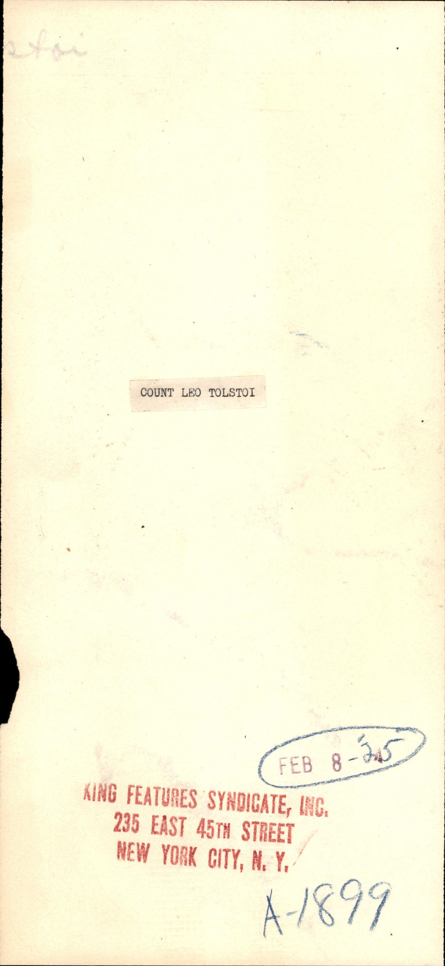 Leo Tolstoy Collection (1925) (3 vintage prints)