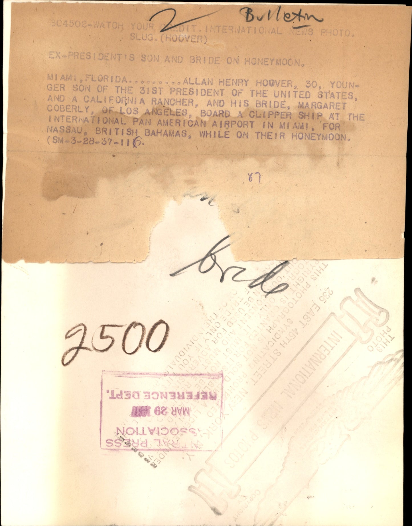 Herbert Hoover Family Collection (1925-1937) (22 vintage prints)